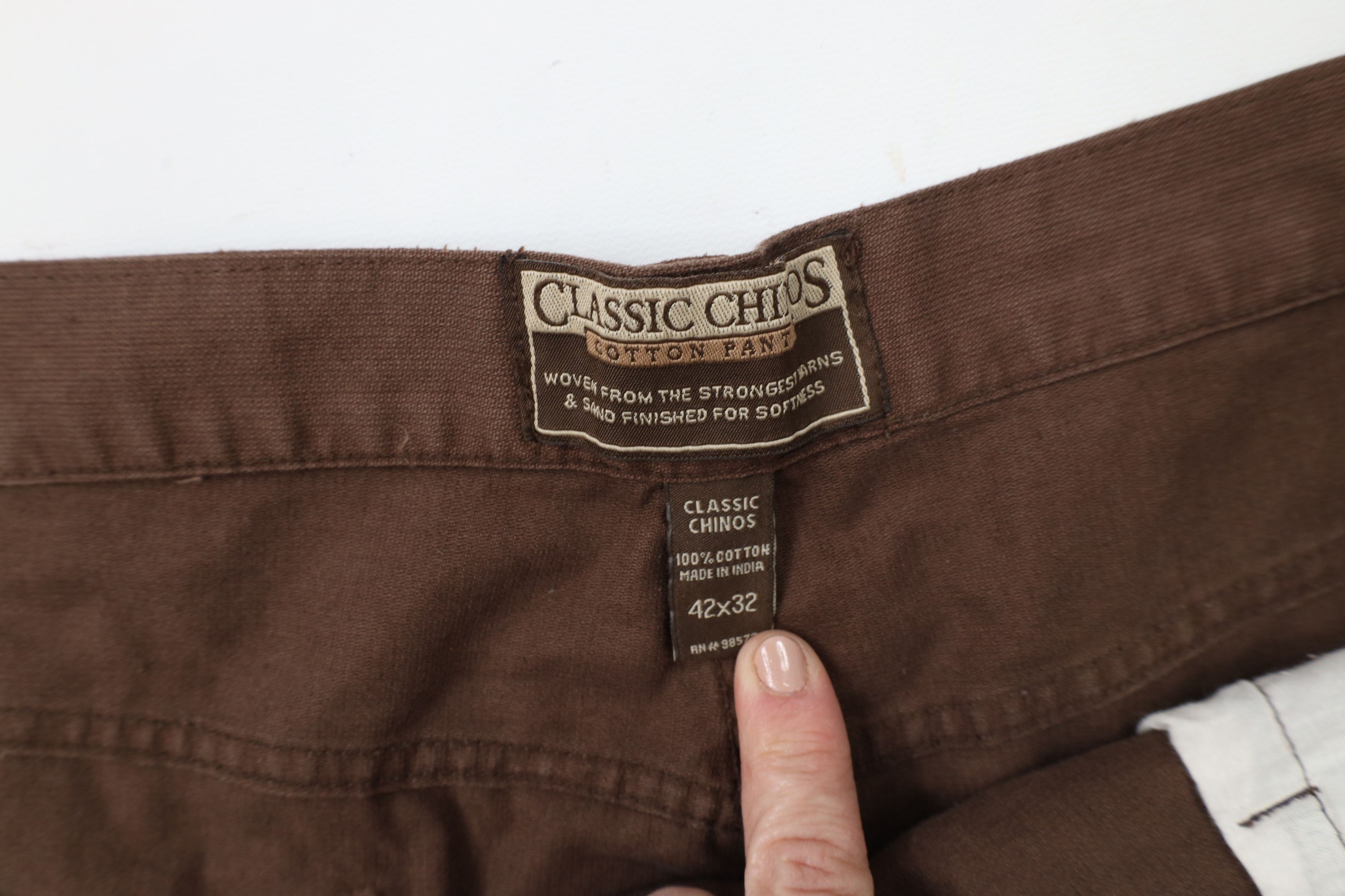Vintage Vintage 90s Y2K Streetwear Baggy Sandstone Wide Leg Pants Size US 42 / EU 58 - 8 Thumbnail