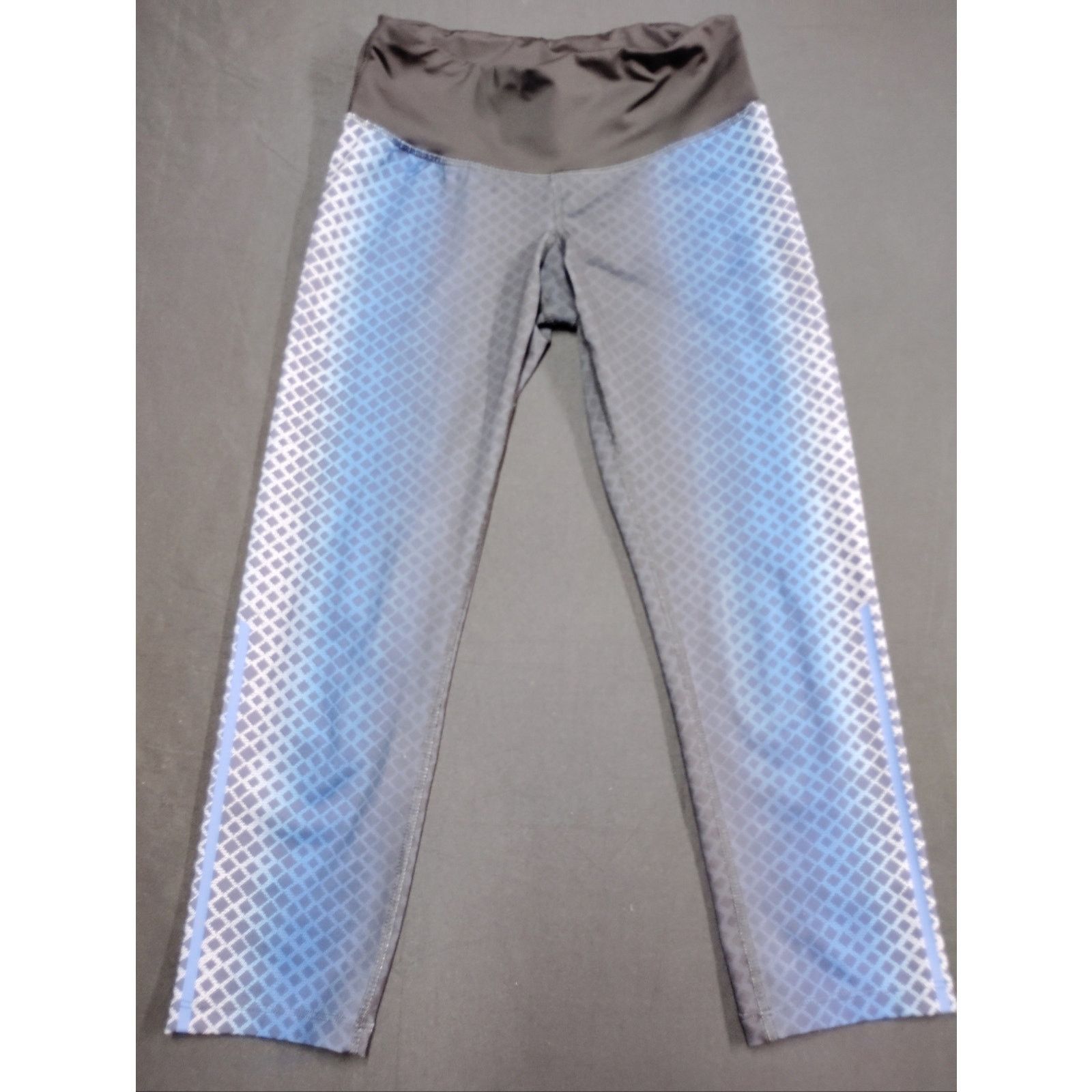 Champion Champion Blue Geometric Print Leggings with Black Waistband Size 24" / US 00 / IT 34 - 1 Thumbnail