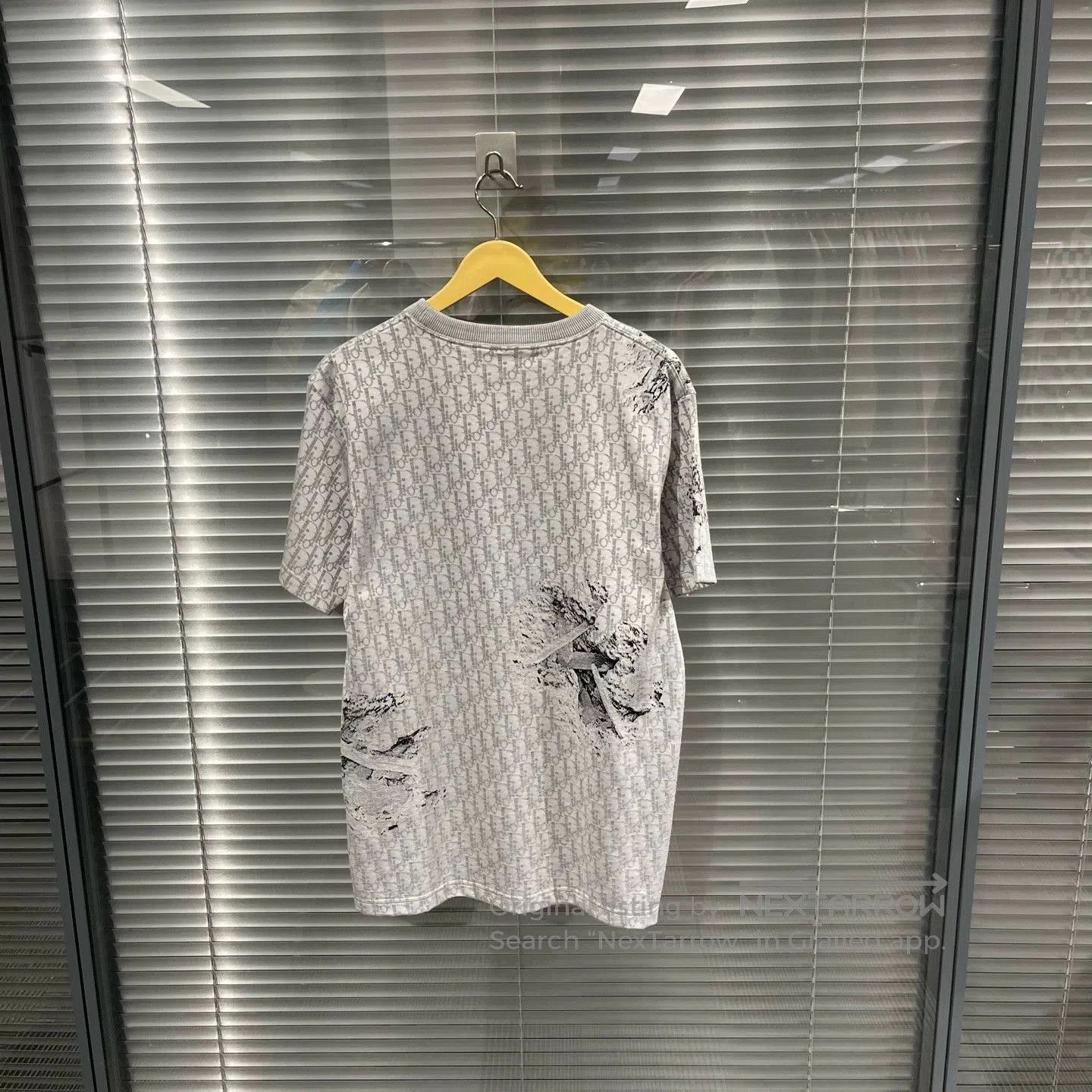 Dior Distressed Pattern Short Sleeve T-Shirt. Size US S / EU 44-46 / 1 - 2 Thumbnail