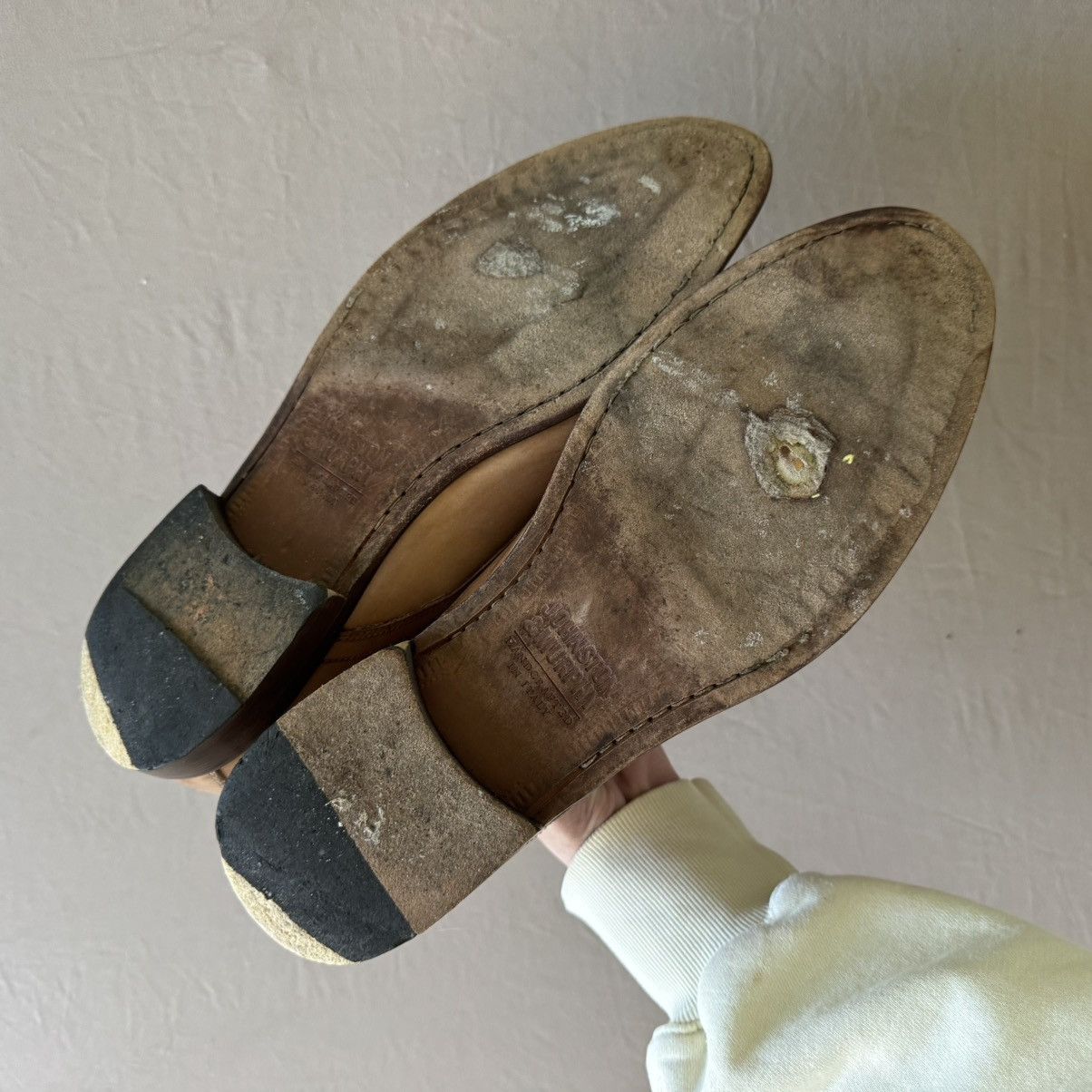 Designer × Johnston & Murphy Johnston & Murphy Cap Toe Oxfords Size US 11 / EU 44 - 5 Thumbnail