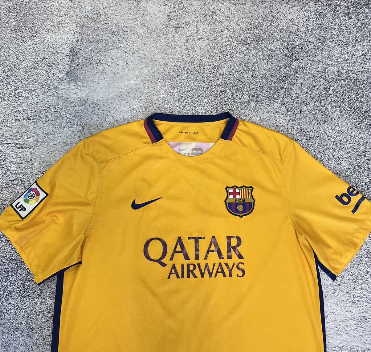 Nike Nike FC Barcelona Away Men’s Jersey Soccer Football Shirt Size US XL / EU 56 / 4 - 3 Thumbnail