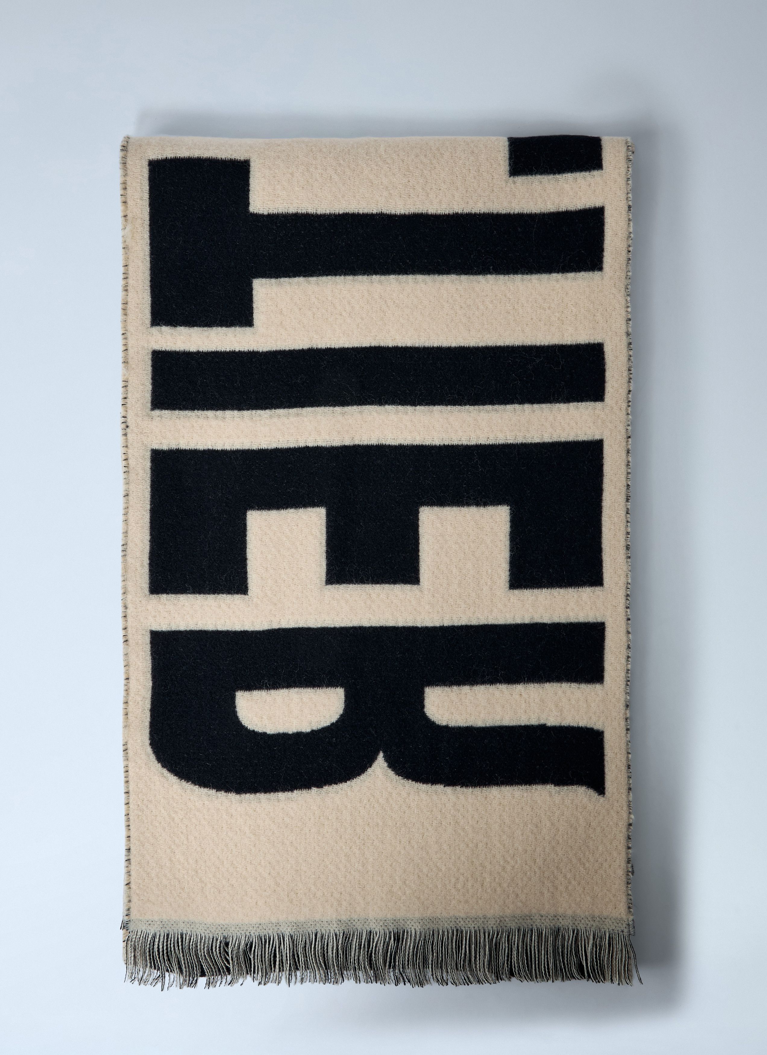 Jean Paul Gaultier Logo Motif Wool Scarf Size ONE SIZE - 1 Thumbnail