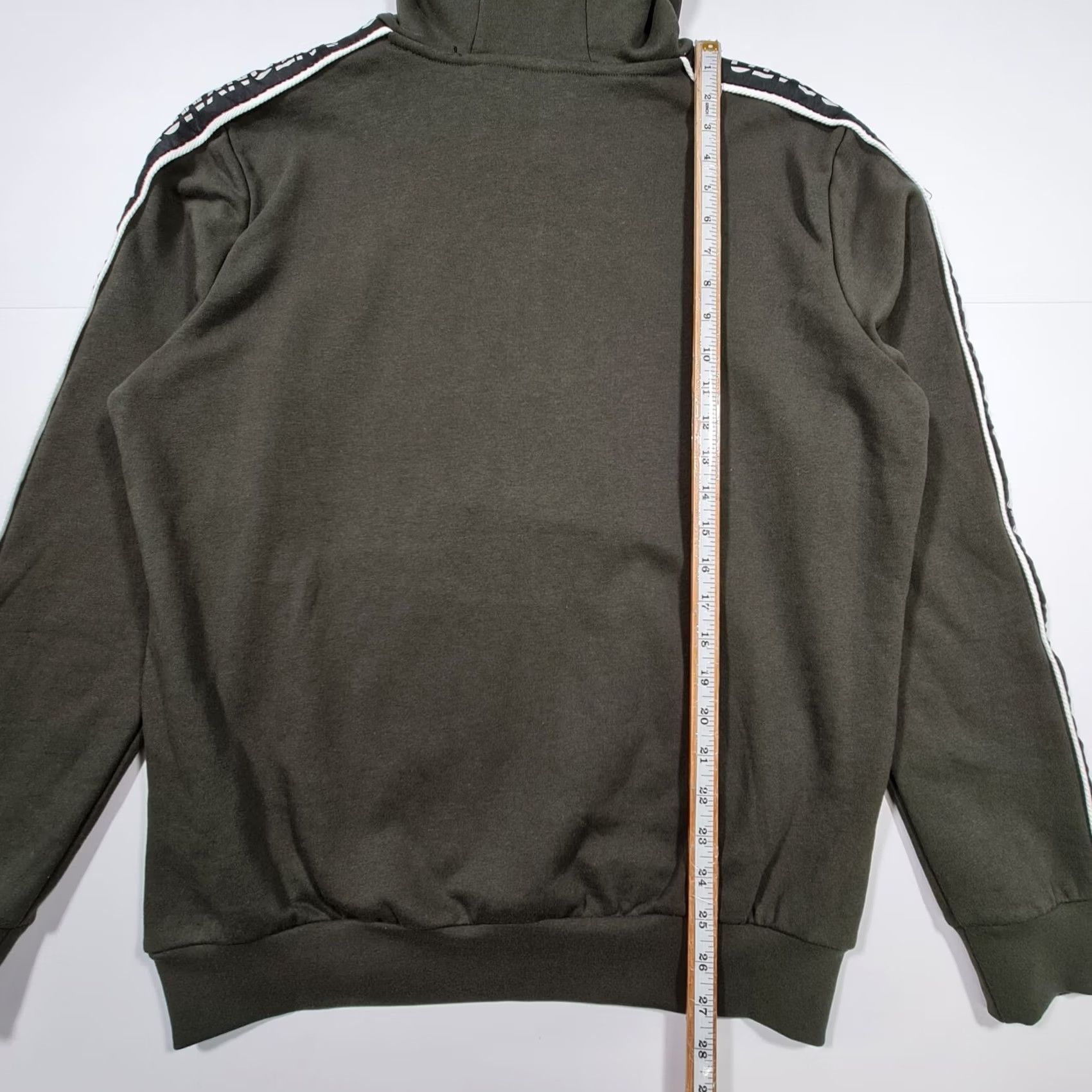 Antony Morato Antony Morato Hoodie Green XL Long Sleeve Tape Logo Cotton Pullover Top Mens Regular Knit Pullover Hooded Pockets Logo City Designer Sports Size US XL / EU 56 / 4 - 7 Thumbnail
