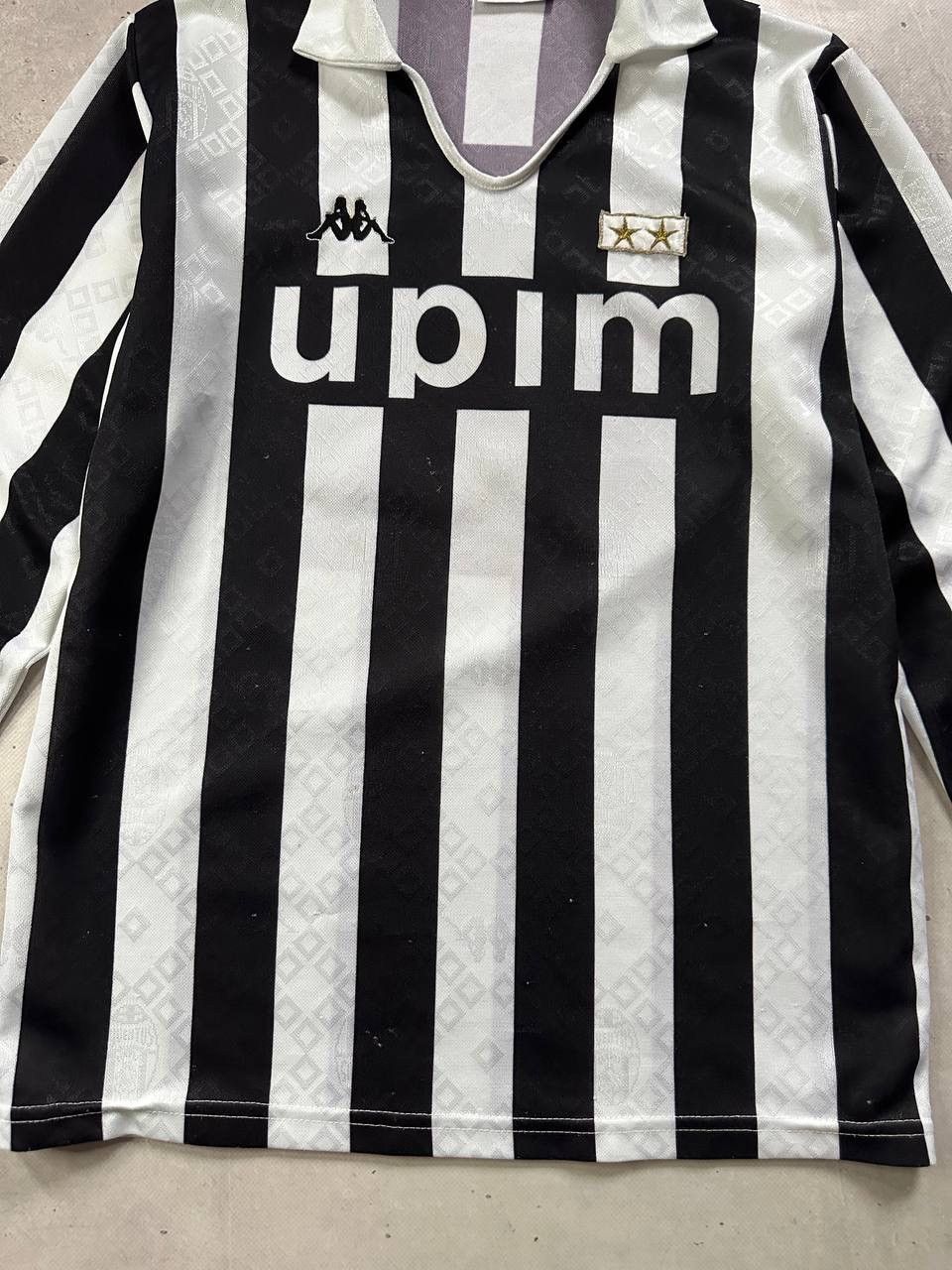 Kappa Juventus Kappa Upim Home LS Soccer Shirt #10 Roberto Baggio Size US XL / EU 56 / 4 - 4 Thumbnail