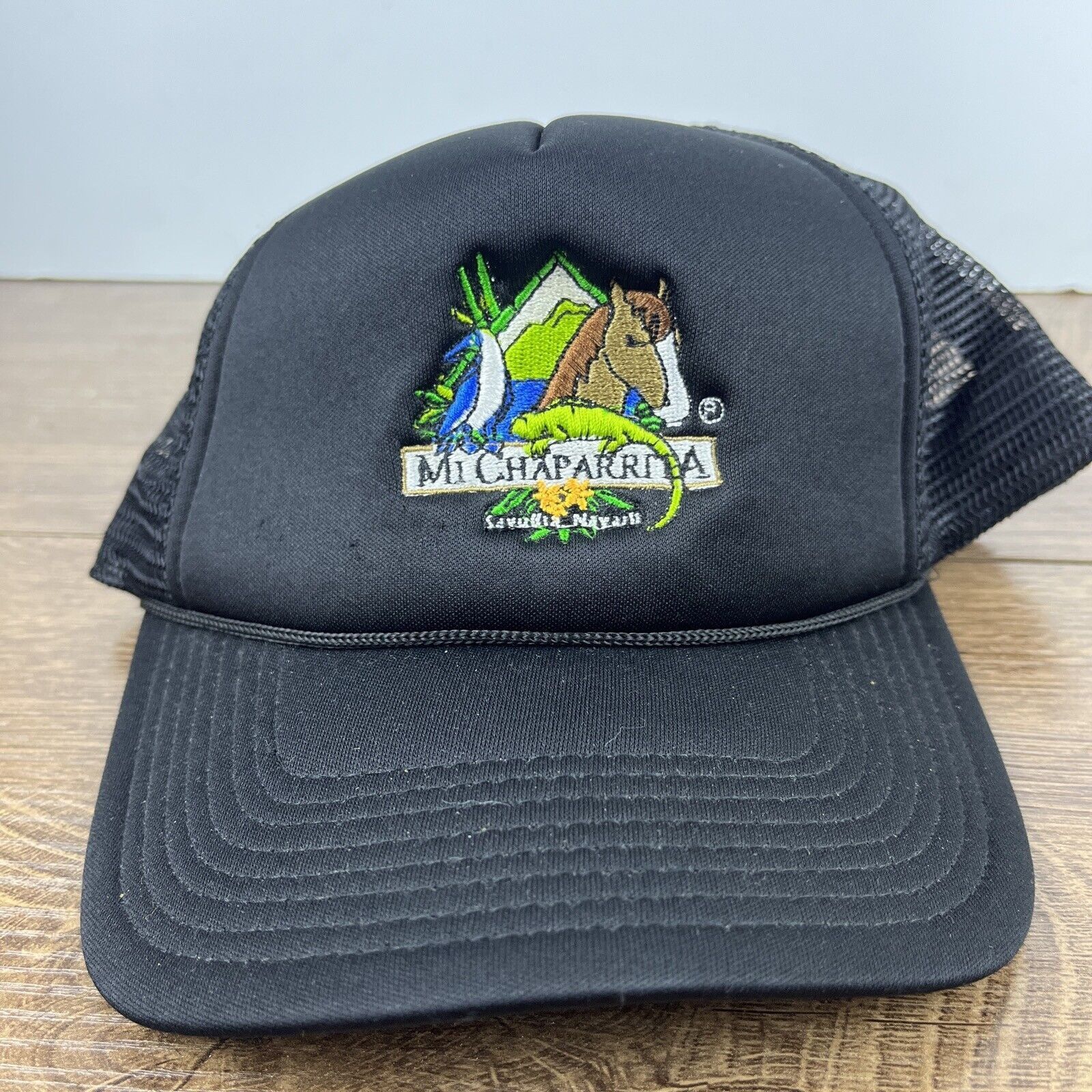Other Mi Chaparrita Hat Black Hat Snapback Adjustable Adult Size B Size ONE SIZE - 5 Thumbnail