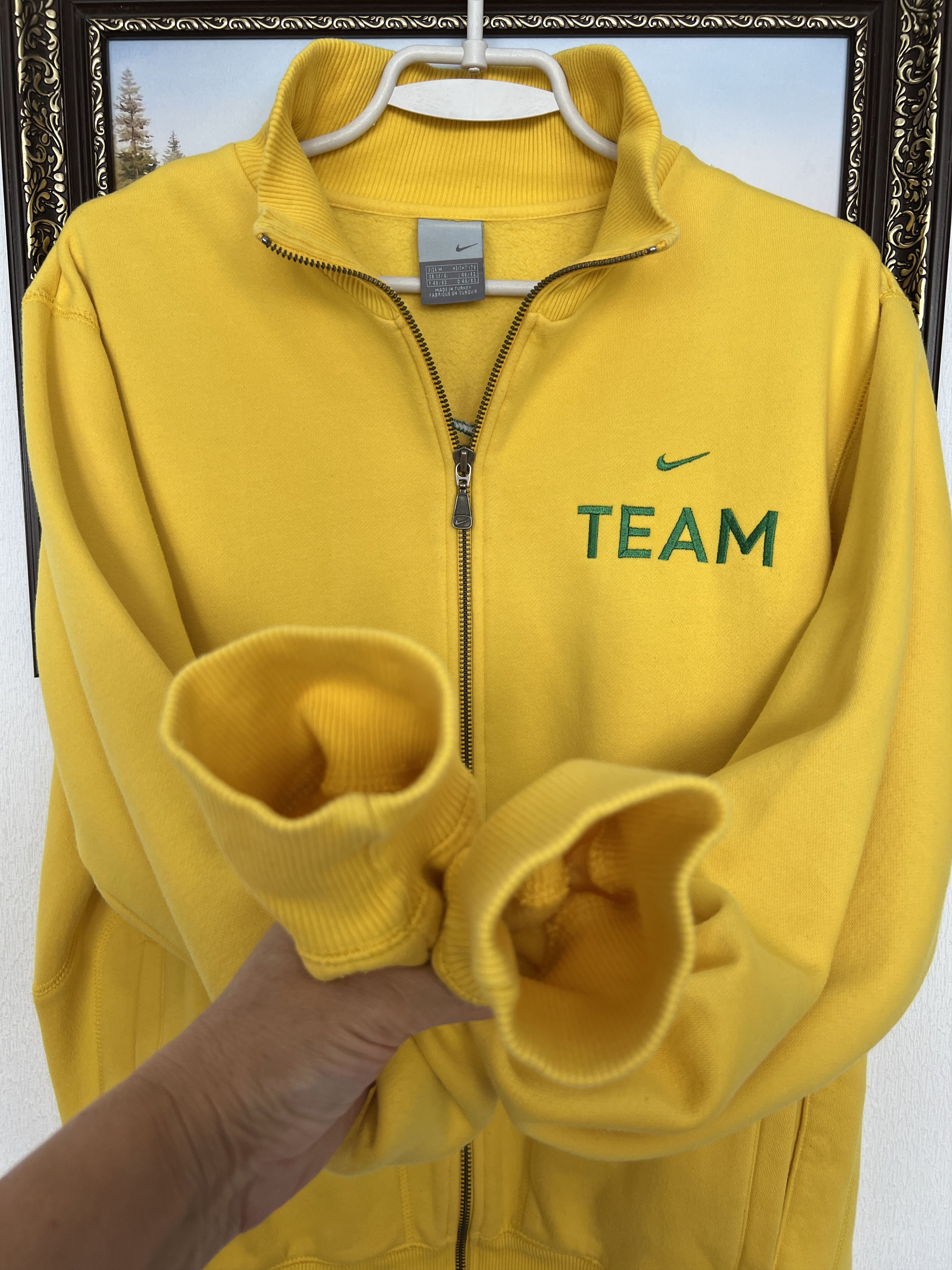 Nike Vintage Nike Team Brazil Football Jacket Soccer Track Top Size US M / EU 48-50 / 2 - 5 Thumbnail