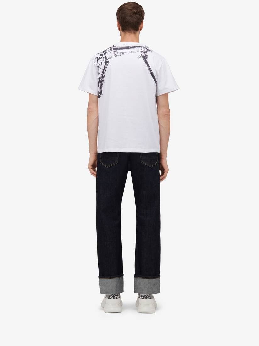 Alexander McQueen o1w1db10725 T- Shirt in White Size US XL / EU 56 / 4 - 3 Thumbnail
