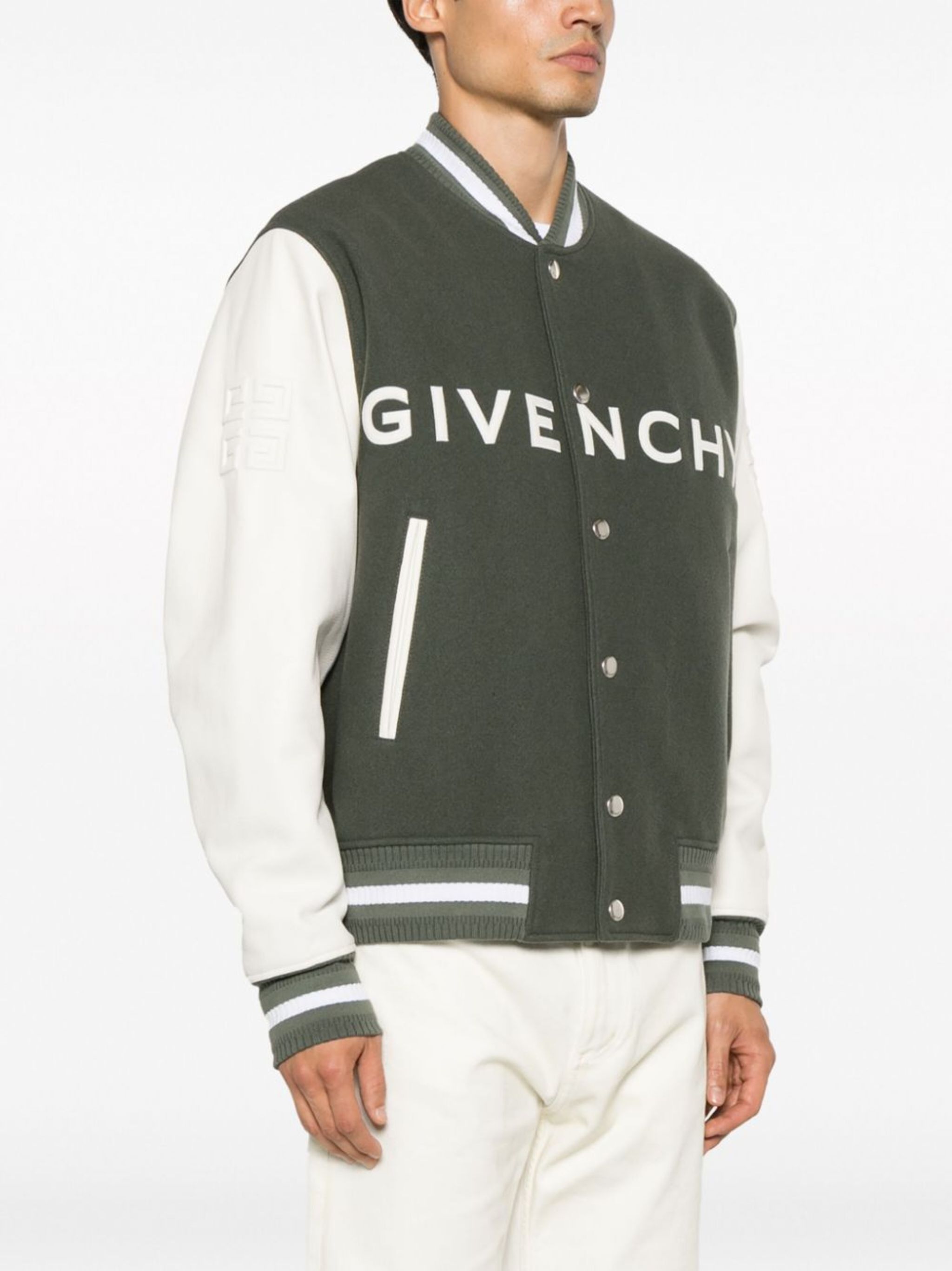 Givenchy o1srvl11e1124 Jacket in Olive Size US XXL / EU 58 / 5 - 2 Thumbnail