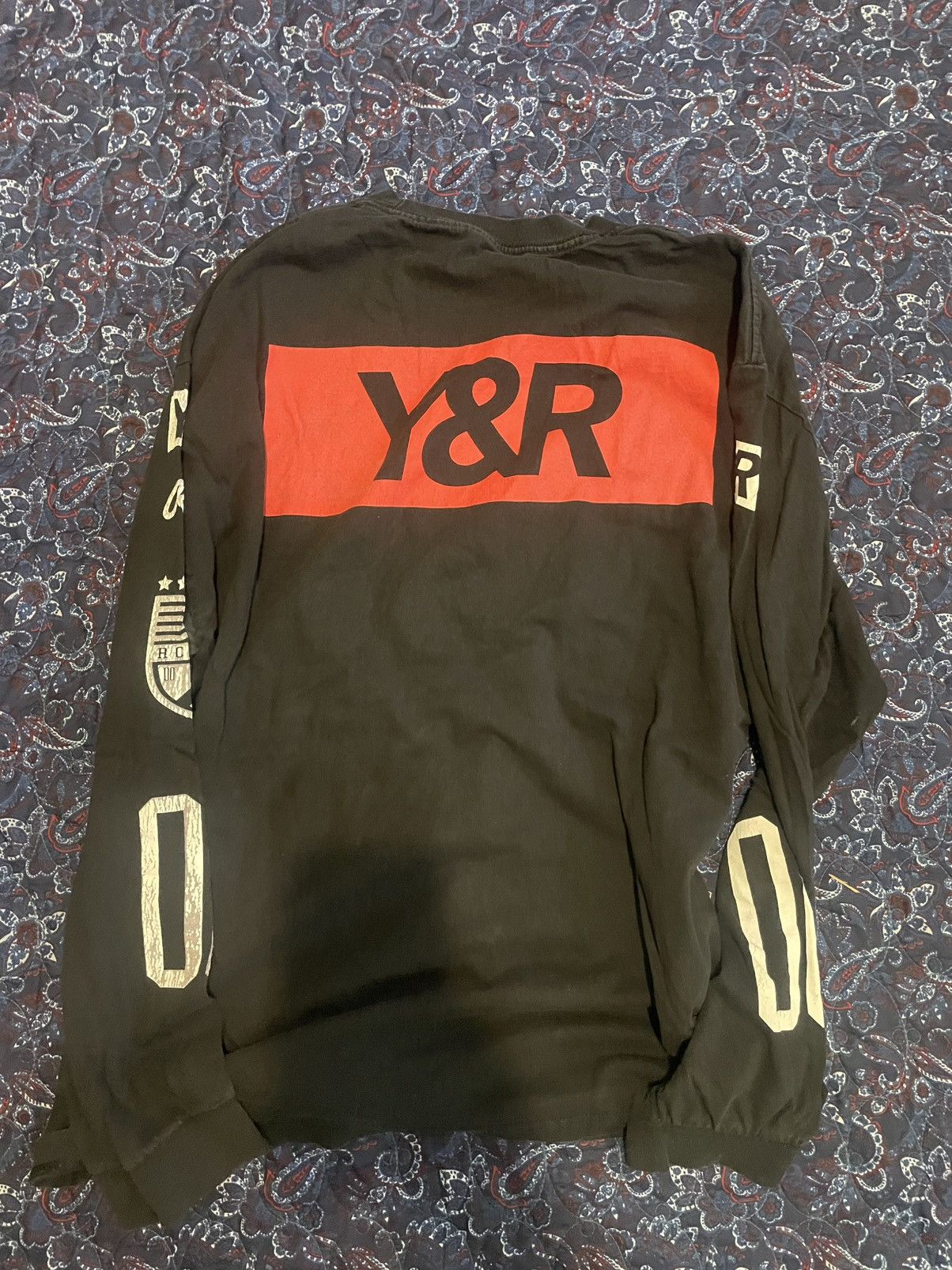 Young And Reckless YR Black Long-Sleeve Tee Size US XL / EU 56 / 4 - 3 Thumbnail