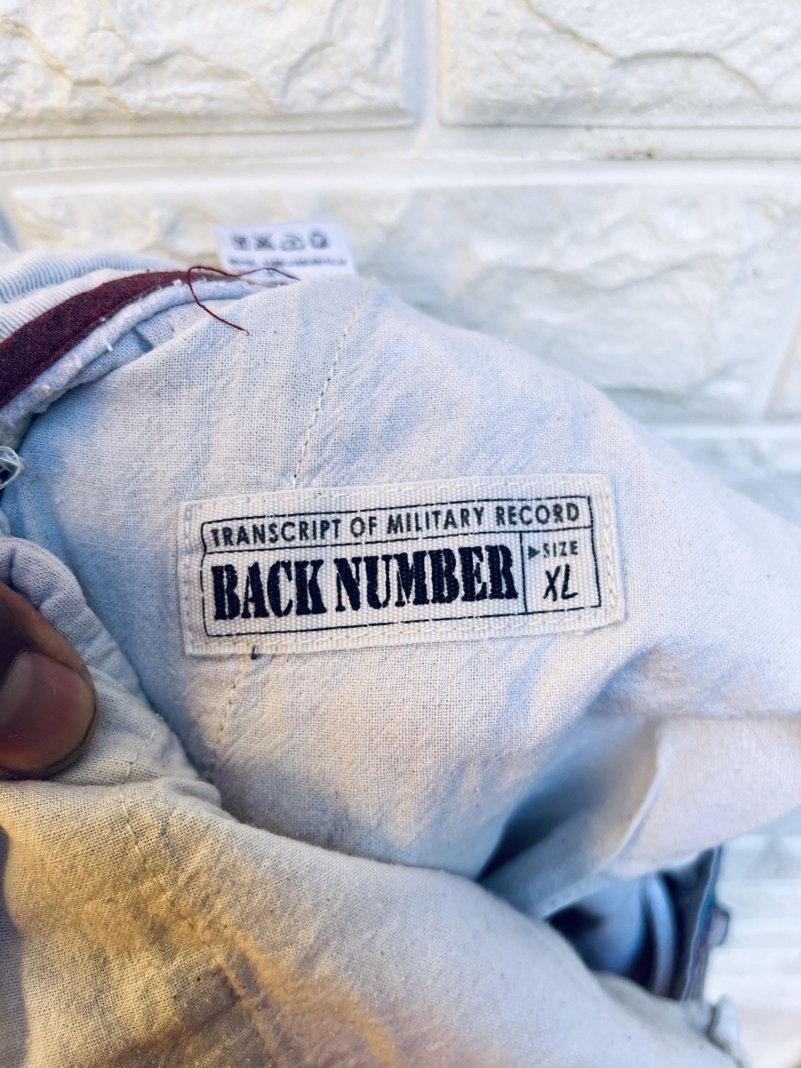 Japanese Brand × Vintage Vintage Back Number Patchwork Hip Hop Streetwear Style Size US 34 / EU 50 - 9 Thumbnail
