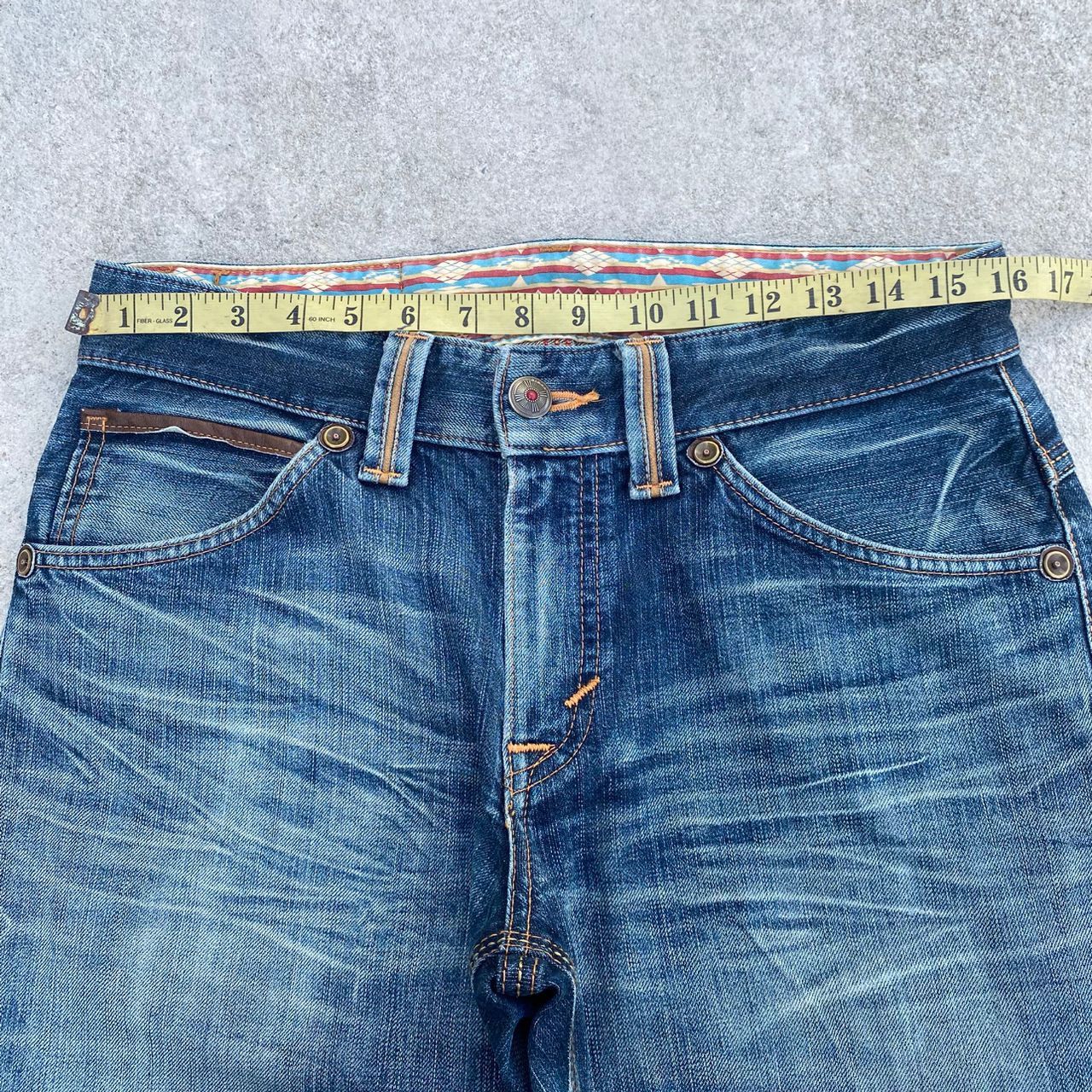 If Six Was Nine Vintage Edwin Exclusive Vintage Distressed Denim Size US 32 / EU 48 - 4 Thumbnail