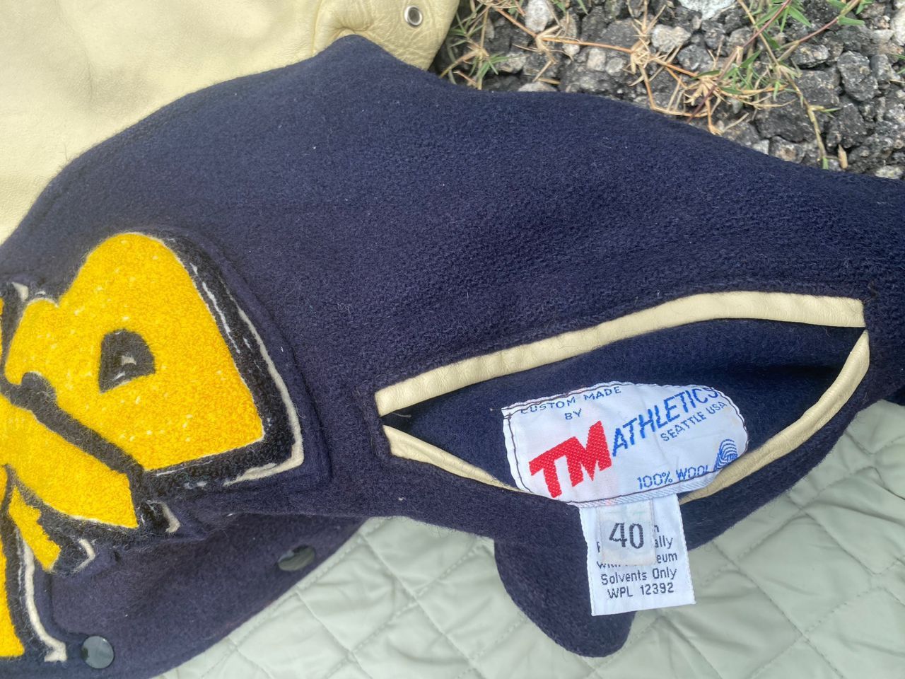 Vintage Vintage varsity jacket custom made by tm Ethetics Size US M / EU 48-50 / 2 - 9 Thumbnail