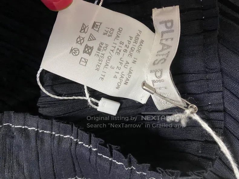 Issey Miyake Issey Miyake size:3 Black Pants Size 22" - 3 Thumbnail