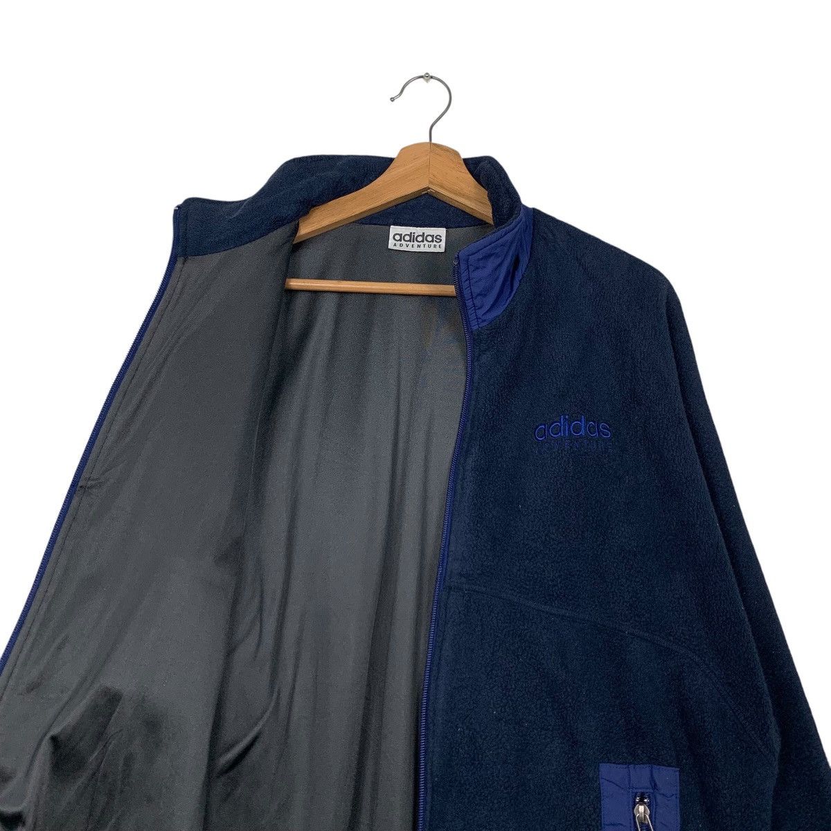 Adidas ADIDAS ADVENTURE Turtleneck Zipper Fleece Jacket #2381-C107 Size US L / EU 52-54 / 3 - 10 Thumbnail