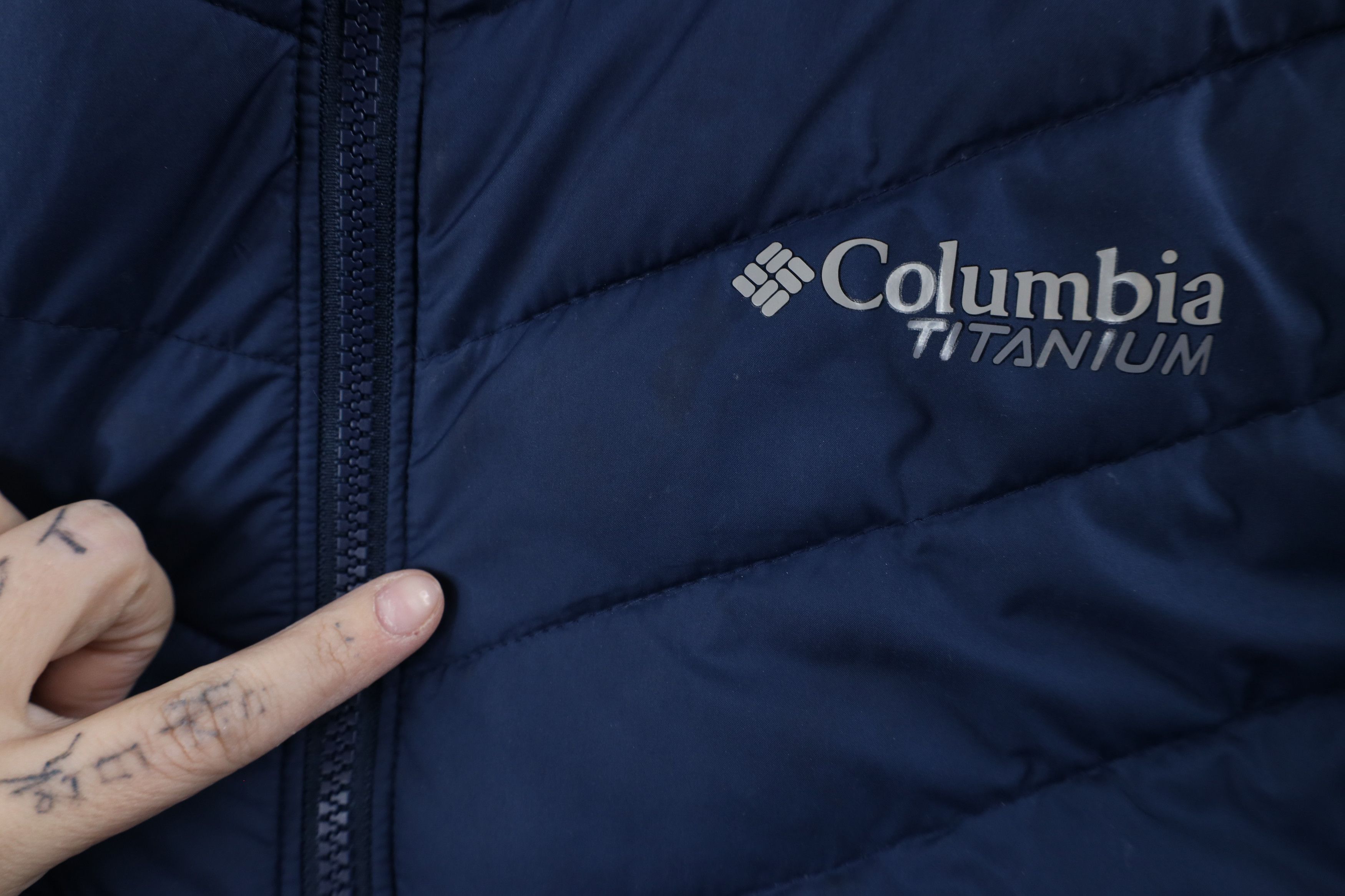 Columbia × Vintage Columbia Titanium Omni Heat Full Zip Puffer Jacket Blue Size US L / EU 52-54 / 3 - 6 Thumbnail