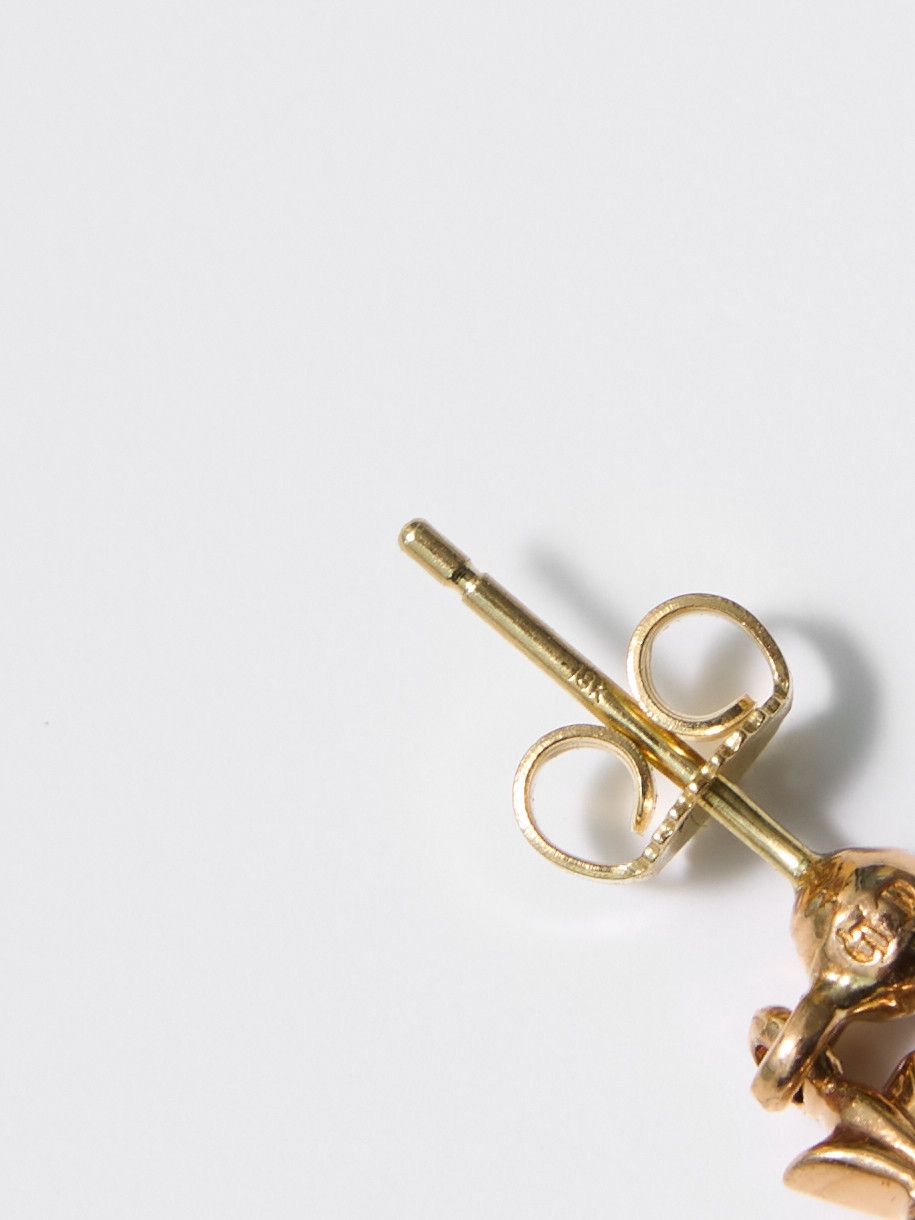 Chrome Hearts Chrome Hearts 22K Gold Tiny E Earring Drop Size ONE SIZE - 4 Thumbnail