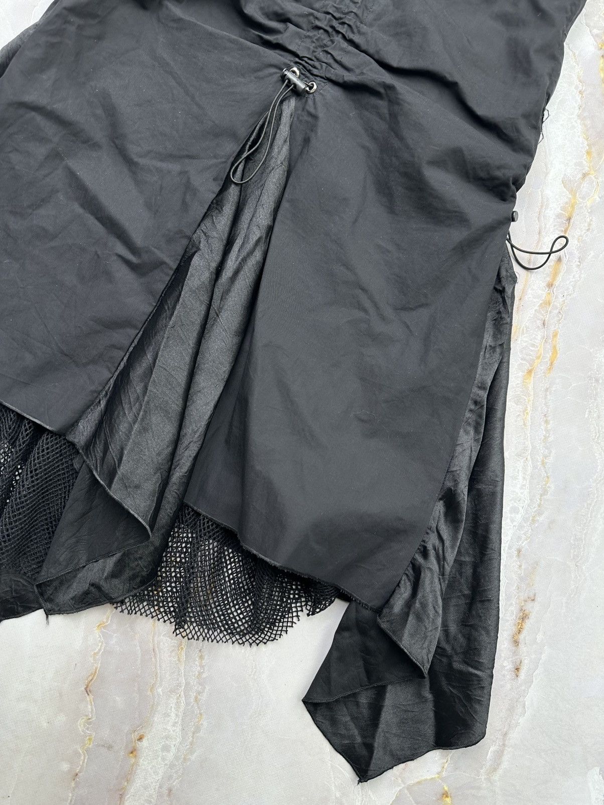 Japanese Brand Vintage Flared Skirt With Drawstrings Size 25" / US 0 / IT 36 - 9 Thumbnail
