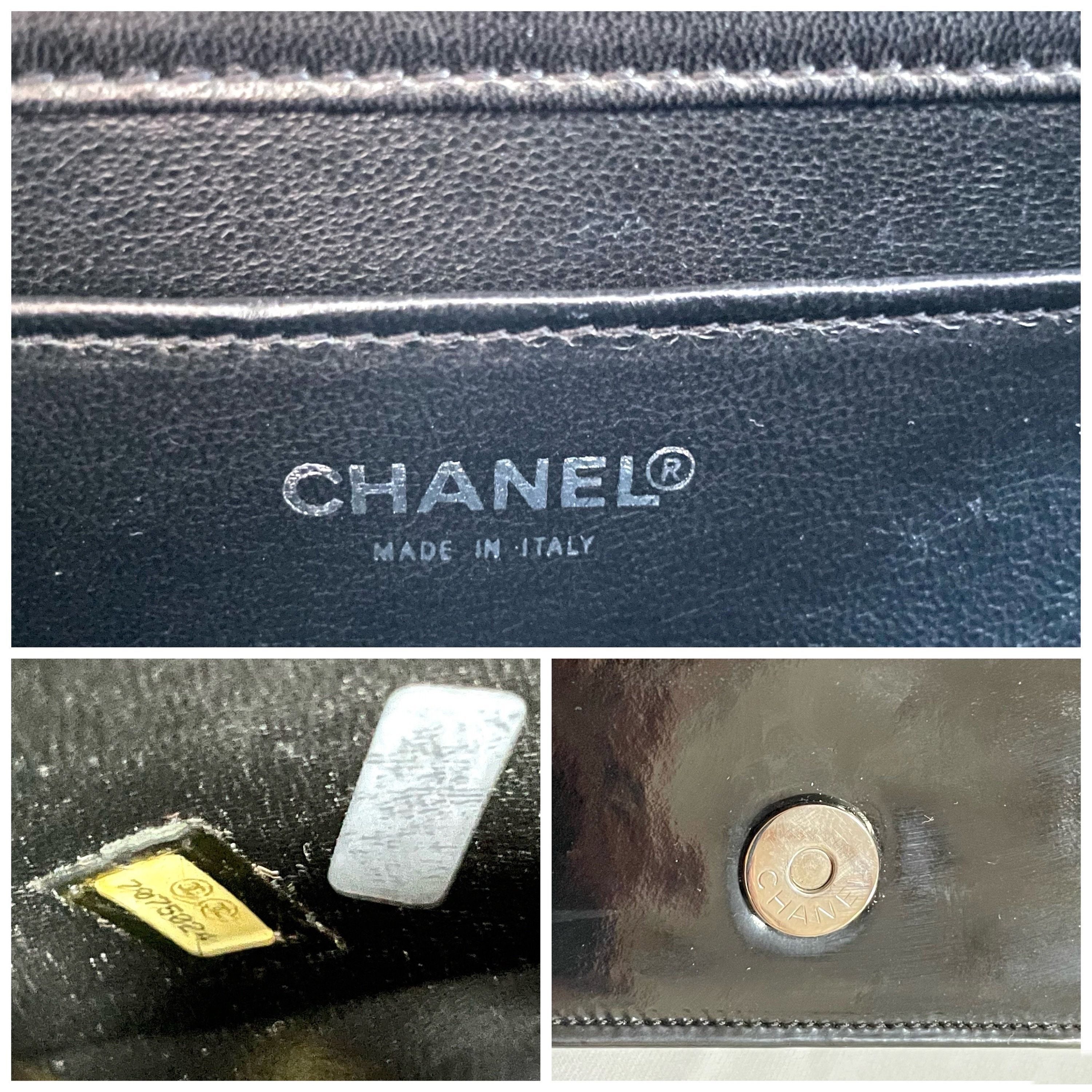 Chanel Vintage CHANEL patent enamel clutch bag, wristlet, just Size ONE SIZE - 9 Thumbnail