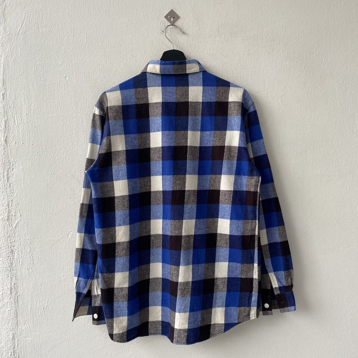 Issey Miyake × Japanese Brand × Ne-Net Ne-net by Issey Miyake Flannel Shirts Size US M / EU 48-50 / 2 - 7 Thumbnail