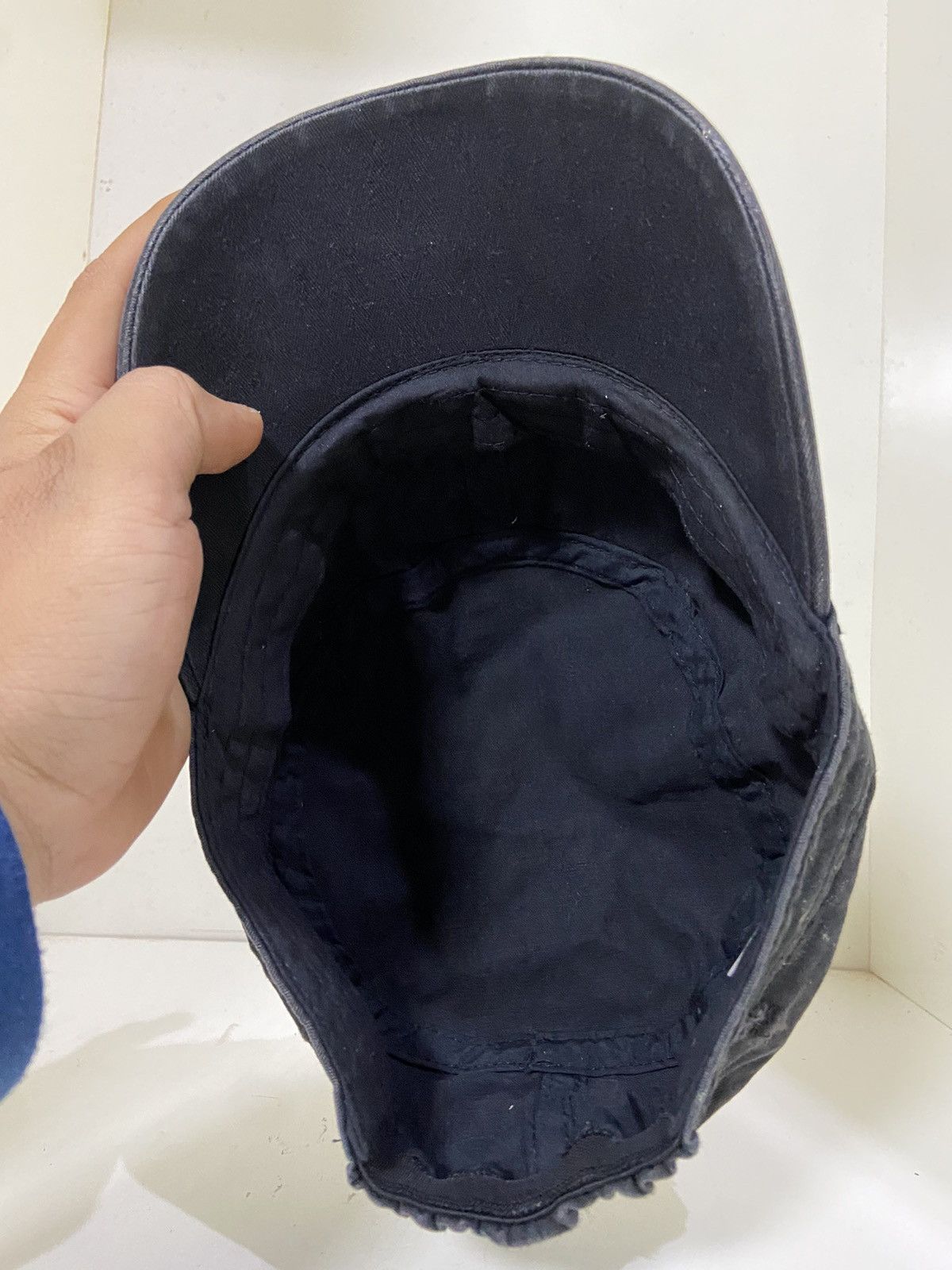 Japanese Brand Vintage Y2K denim patrol hat buterfly Size ONE SIZE - 7 Thumbnail