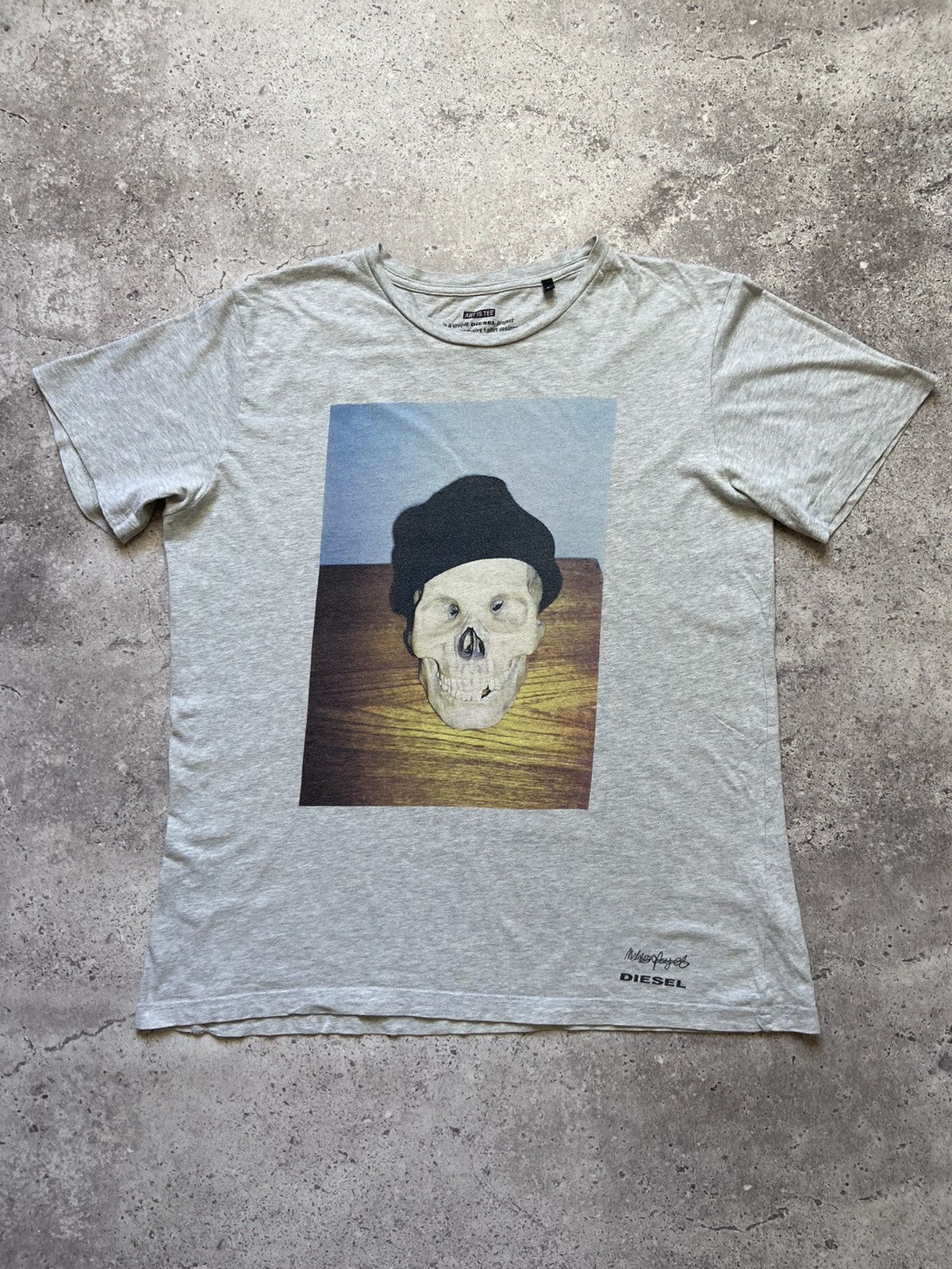 Diesel Diesel Skull Art printed tee y2k Size US L / EU 52-54 / 3 - 1 Thumbnail