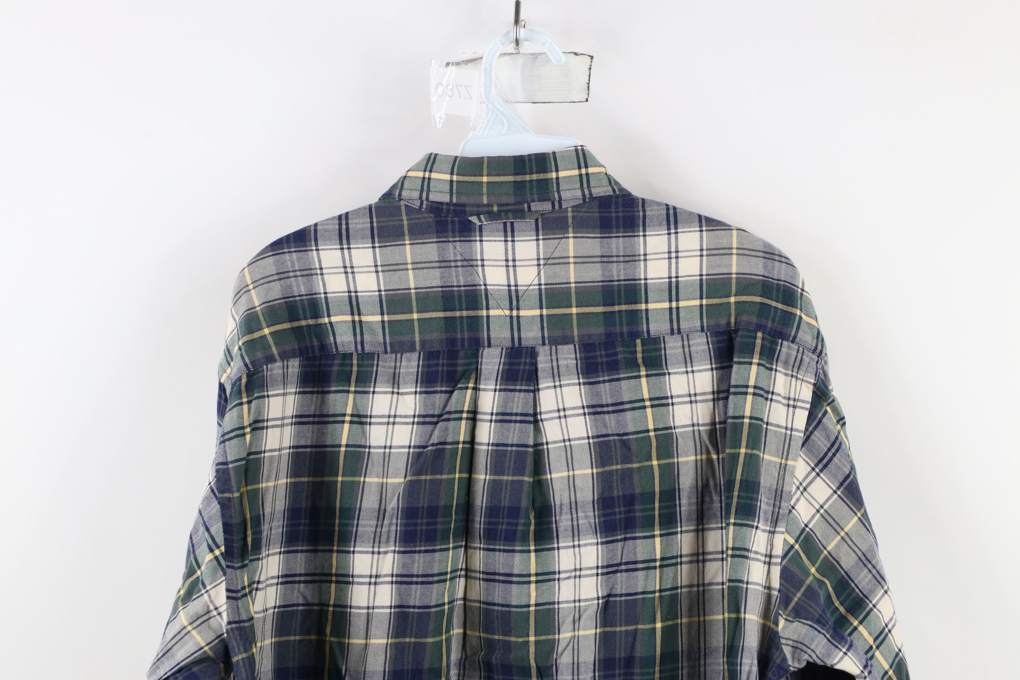 Tommy Hilfiger × Vintage Vintage 90s Tommy Hilfiger Collared Button Shirt Plaid Size US S / EU 44-46 / 1 - 11 Thumbnail