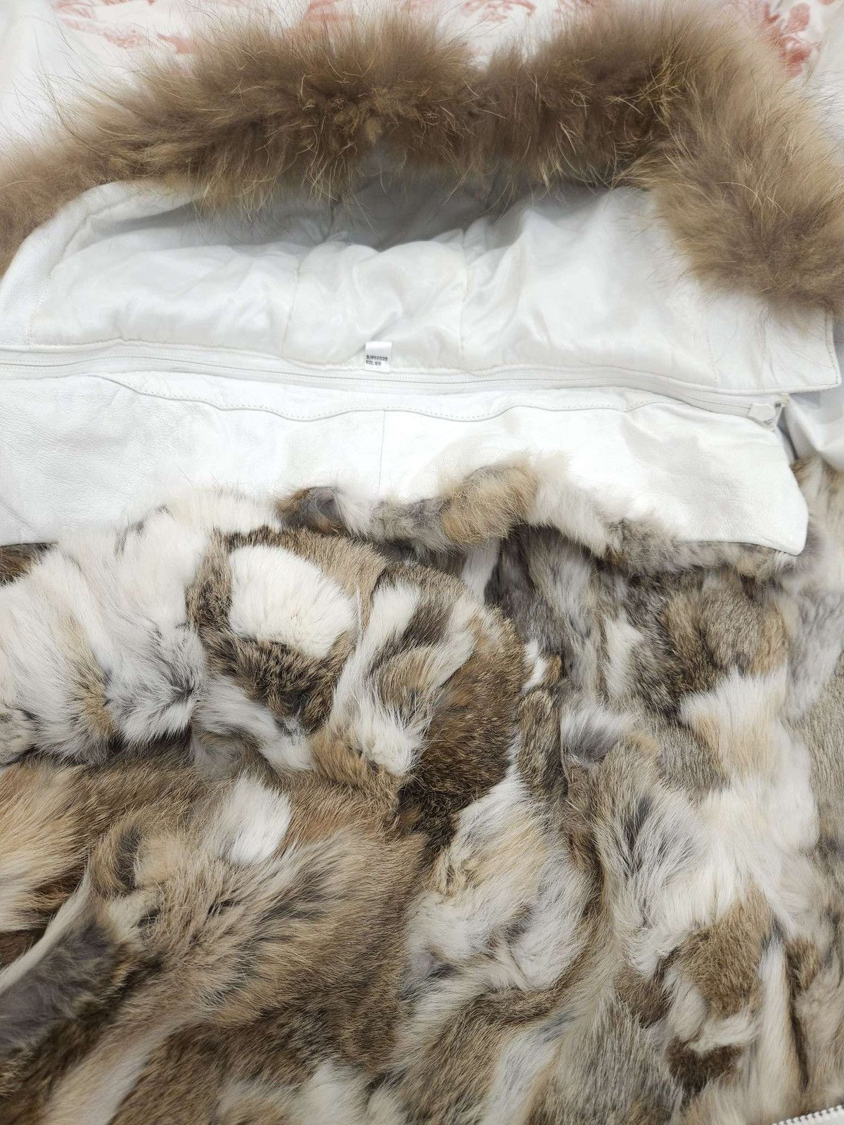 Danier 100% Leather Raccoon Fur Lining Rabbit Hooded Coat By Danier Size M / US 6-8 / IT 42-44 - 13 Thumbnail