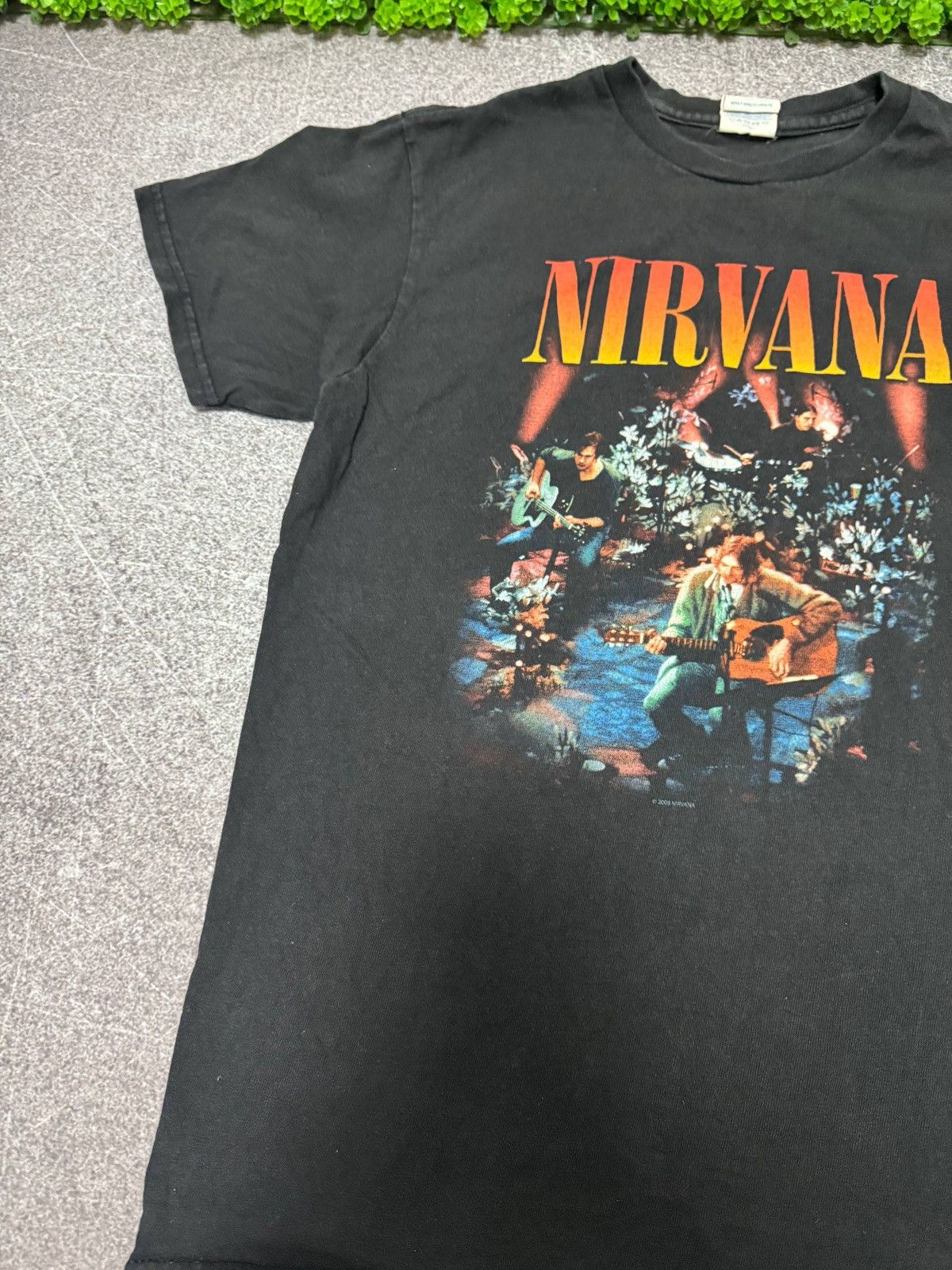 Band Tees Vintage 2008 Nirvana Kurt Cobain MTV Unplugged Band T-Shirt Size US S / EU 44-46 / 1 - 6 Thumbnail