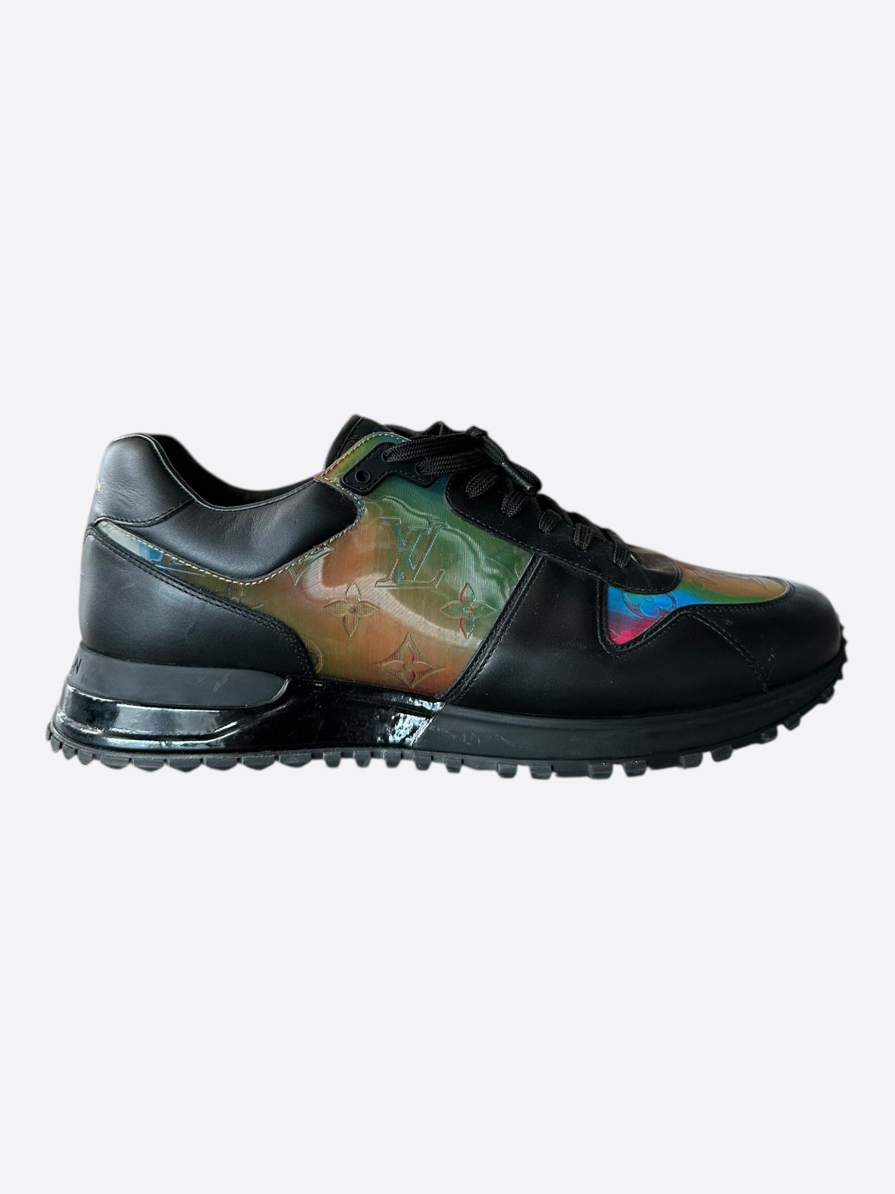 Louis Vuitton Black & Prism 2054 Monogram Iridescent Runaway Sneakers Size US 9.5 / EU 42-43 - 1 Thumbnail