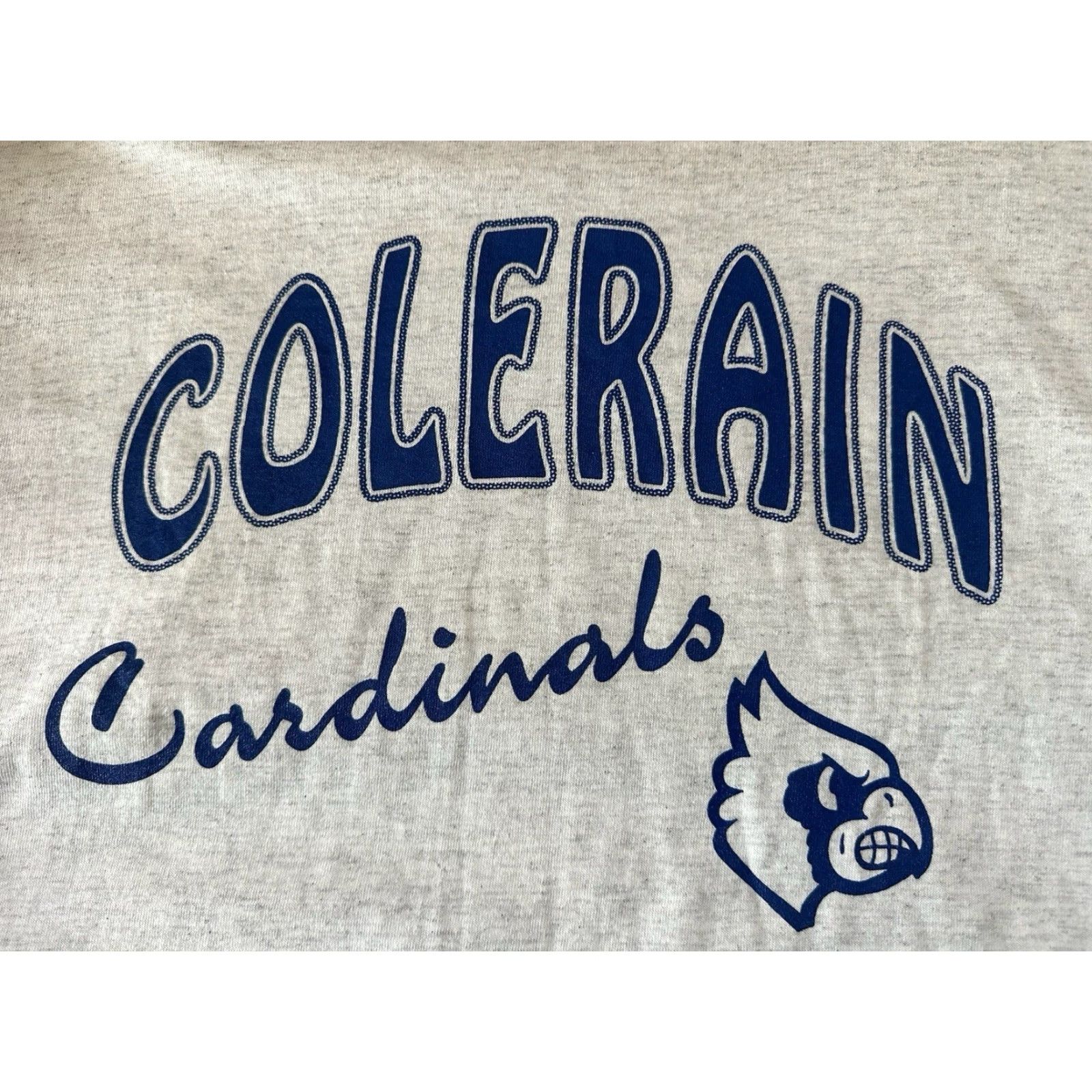 Soffe VINTAGE Soffe T-Shirt Mens L Gray 90s Deadstock NWOT Made in USA Colerain Cardinals Graphic Tee Mens 90s Cincinnati West Side Size US L / EU 52-54 / 3 - 2 Thumbnail