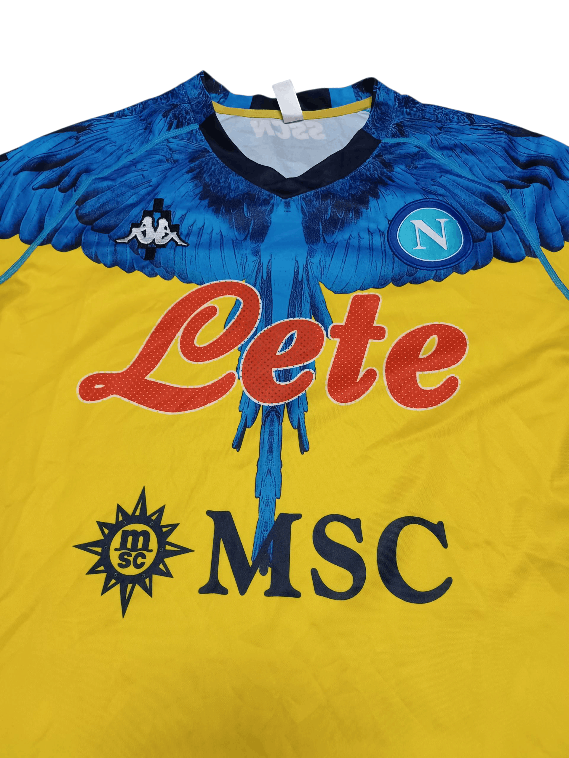 Kappa NAPOLI KAPPA VINTAGE FIRE SOCCER JERSEY FOOTBALL ITALY BLOKE Size US M / EU 48-50 / 2 - 2 Thumbnail