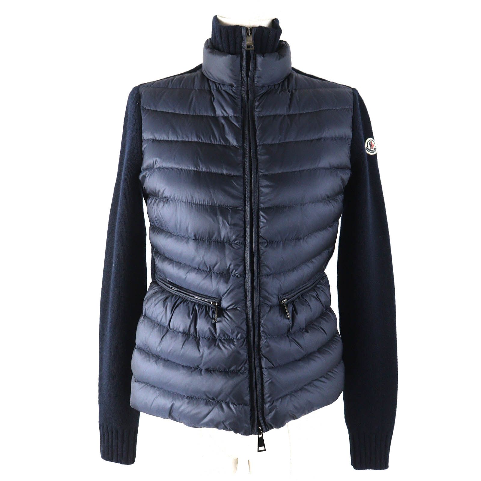 MONCLER MAGLIONE TRICOT CARDIGAN XS 正規品 MONCLER Maglione Tricot Cardigan Women Down Puffer Jacket