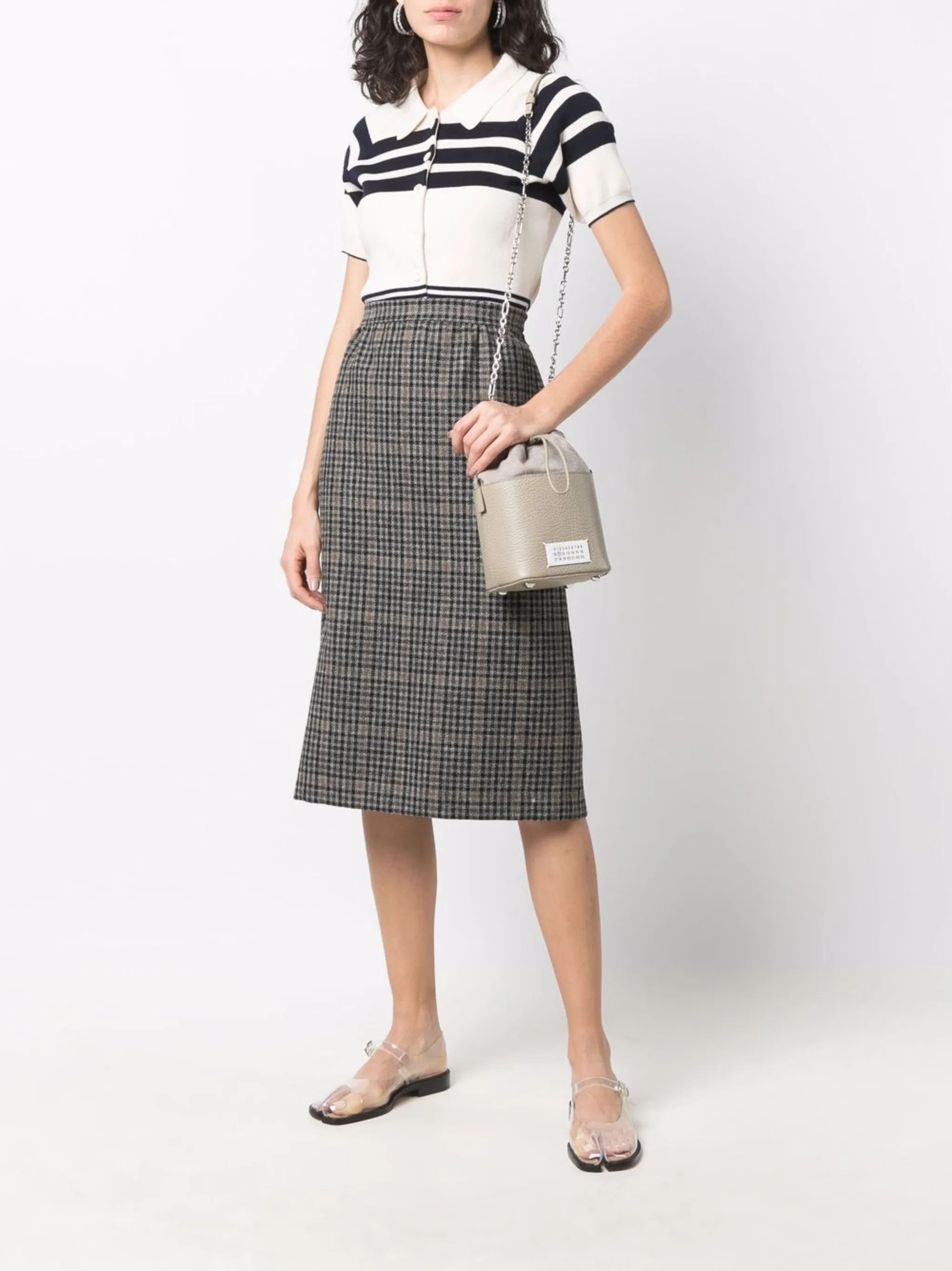 Maison Margiela oc11z0325 Size: OS / Small Bucket Bag in Neutral Size ONE SIZE - 2 Thumbnail