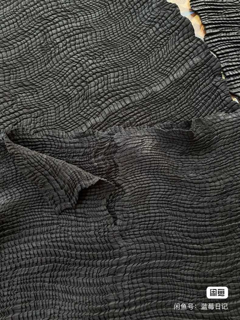 Issey Miyake Issey Miyake Black long-sleeved dress with a main line Size M / US 6-8 / IT 42-44 - 5 Thumbnail