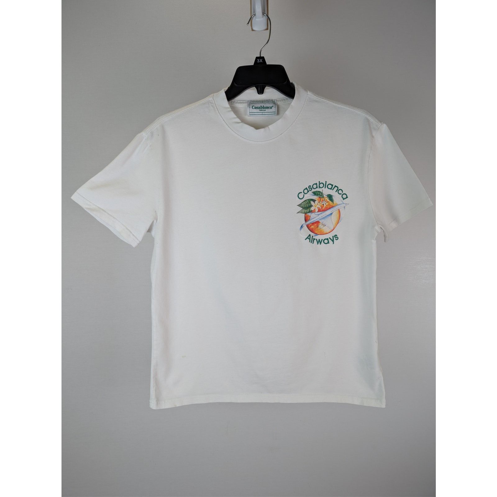 Casablanca o1rshd1 CC20 Orbite Autour De L'Orange airway print t-Shirt Size US L / EU 52-54 / 3 - 2 Thumbnail