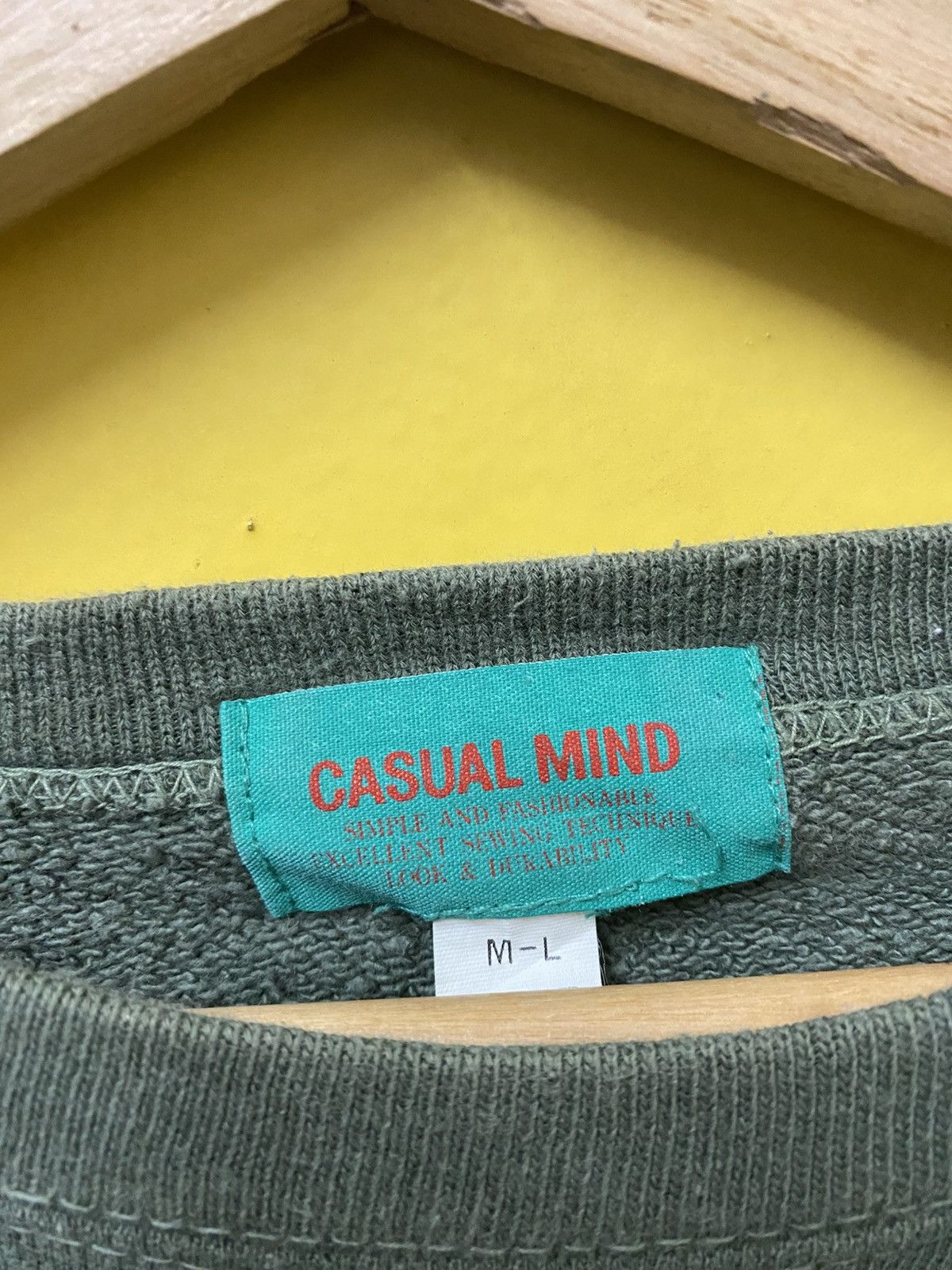 The Unbranded Brand Casual Mind Sweatshirt Crewneck Green Colour Size US L / EU 52-54 / 3 - 5 Thumbnail