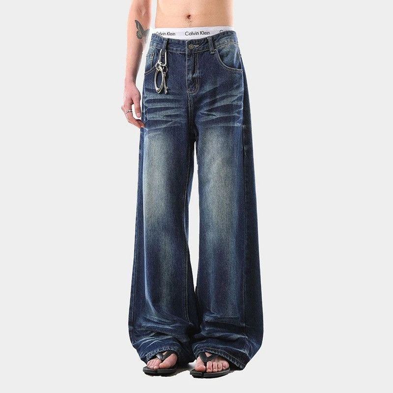 Jean Washed Gradient Color Men's Denim Size US 32 / EU 48 - 1 Thumbnail