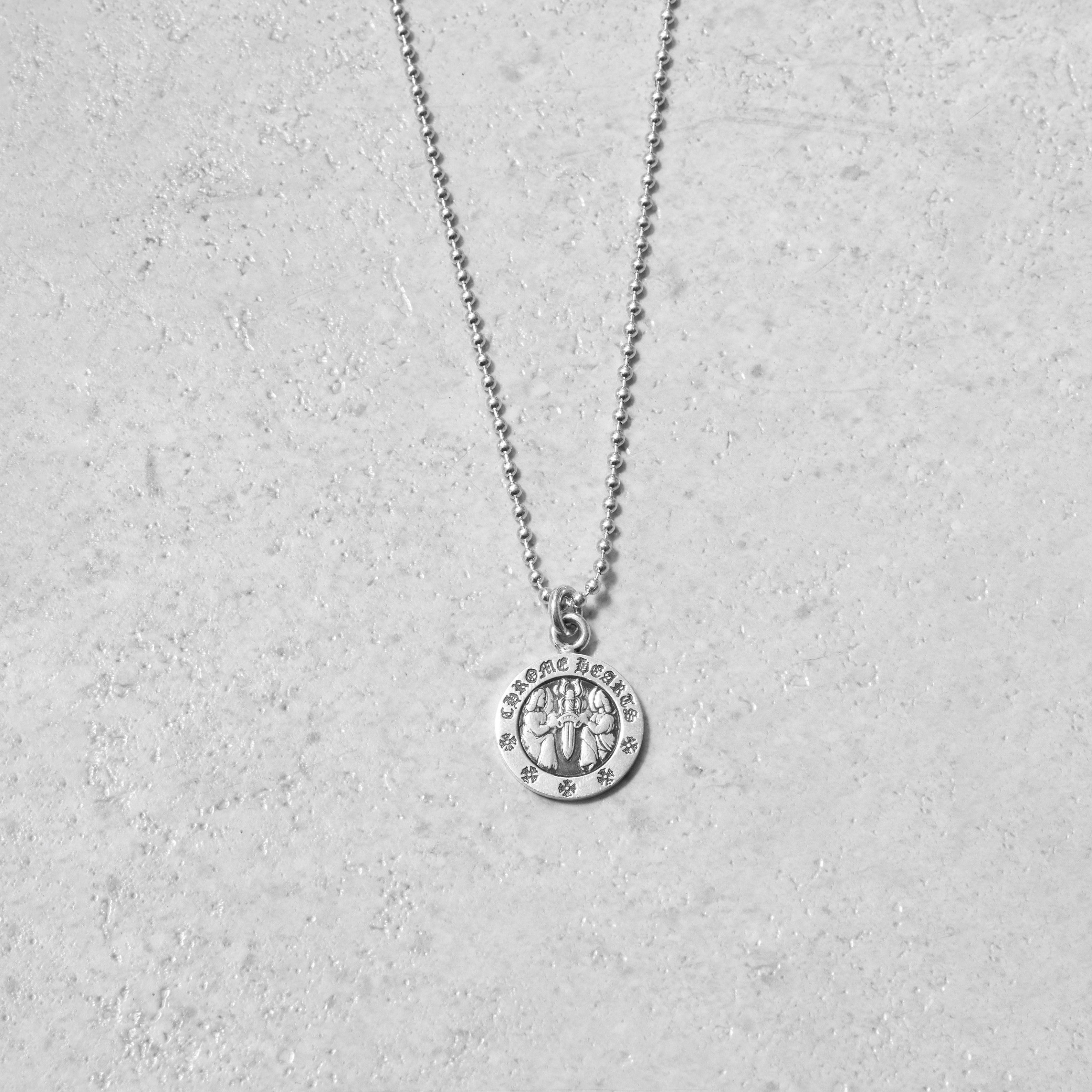 Chrome Hearts CHROME HEARTS Angel Medal Plus Ball Chain Necklace Size ONE SIZE - 2 Thumbnail