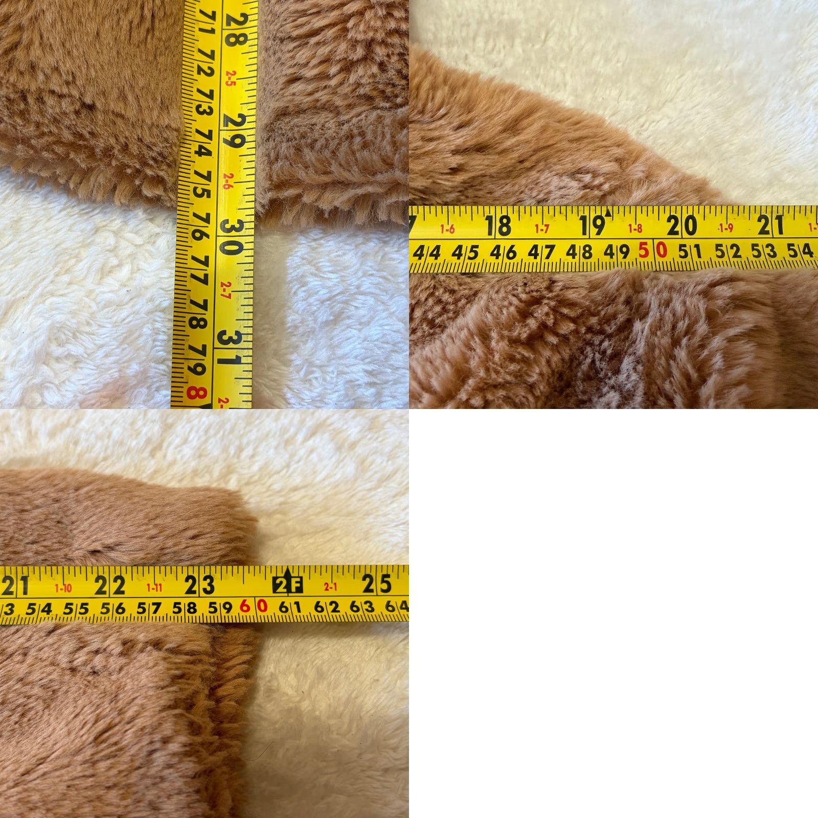 Vintage VINTAGE not applicable; title: Tiger Mist Fawkner Jacket Womens Small Camel Faux Fur Open Front Oversized Coat Size S / US 4 / IT 40 - 8 Thumbnail