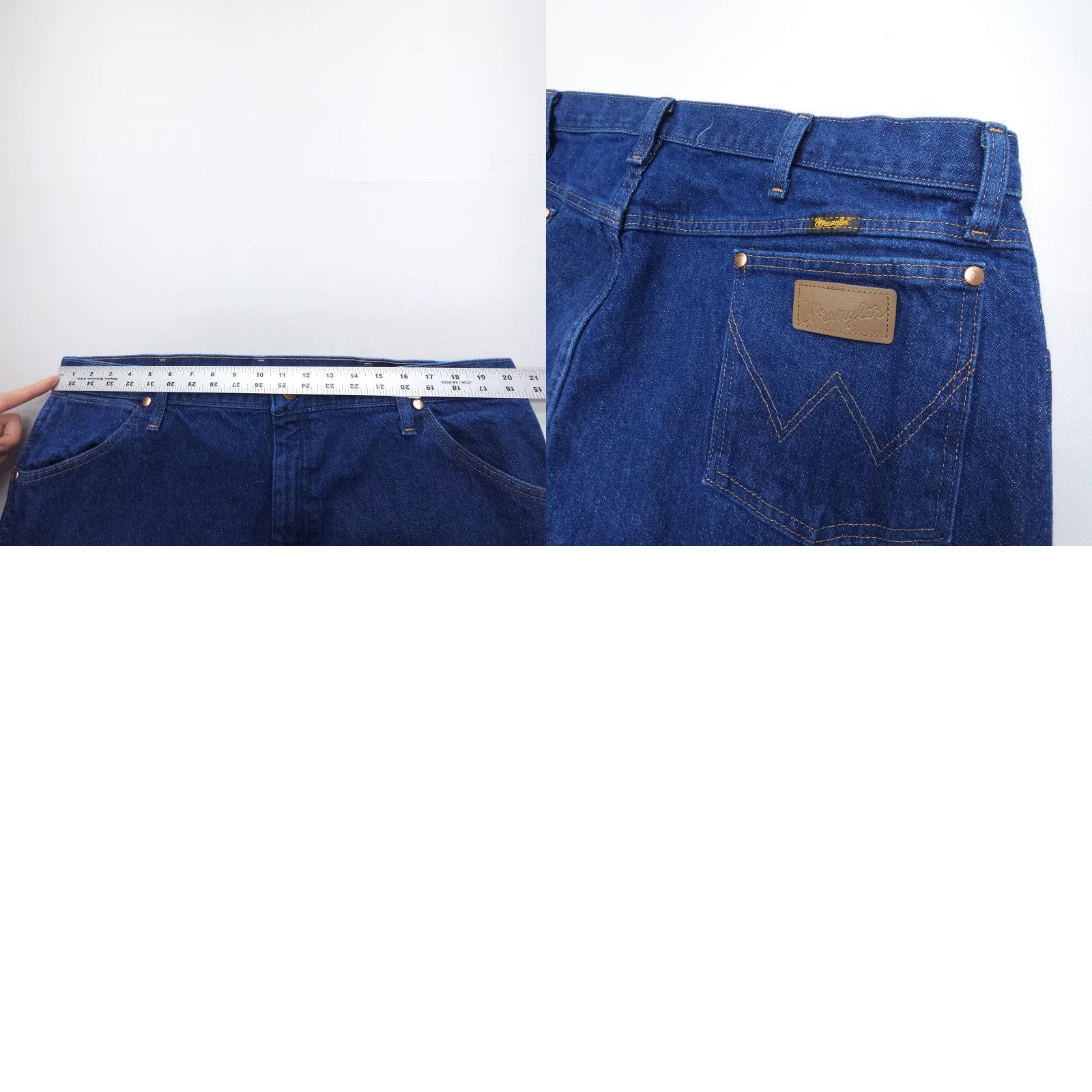 Wrangler Wrangler Jeans Cowboy Cut Prewashed Indigo Dark Wash Heavy 42 x 30 Mens Size US 42 / EU 58 - 8 Thumbnail