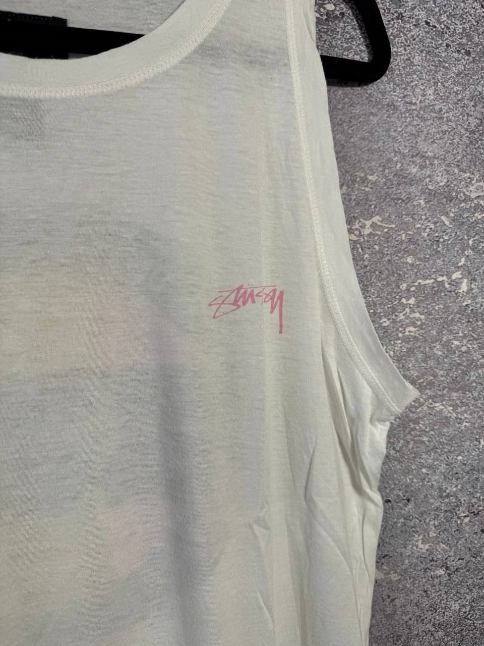 Stussy × Vintage Vintage Stussy Sleeveless Big Logo y2k Medium Size US M / EU 48-50 / 2 - 9 Thumbnail