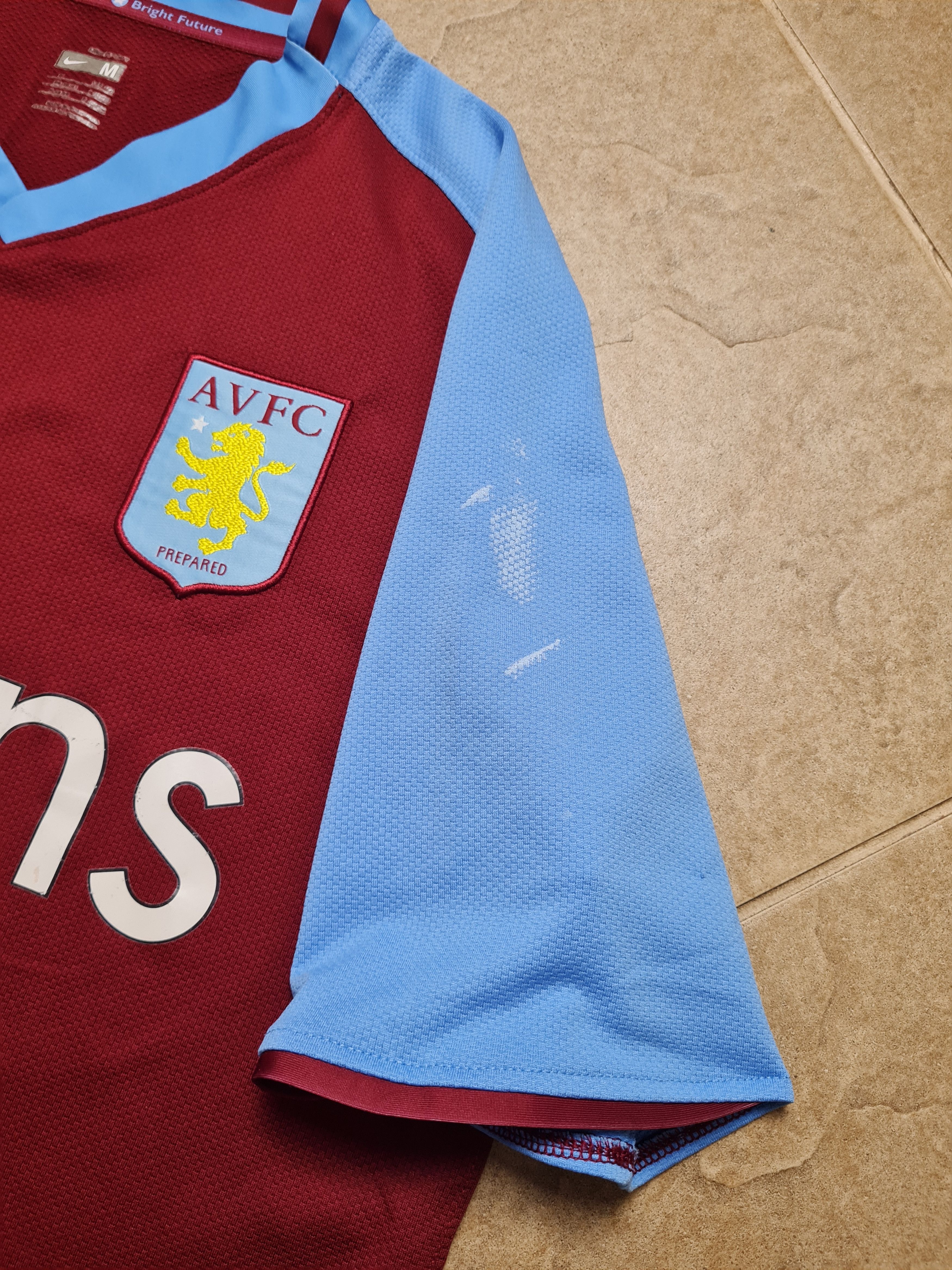 Nike Nike Aston Villa Home Soccer Shirt 2008/09 Adults Size US M / EU 48-50 / 2 - 20 Thumbnail