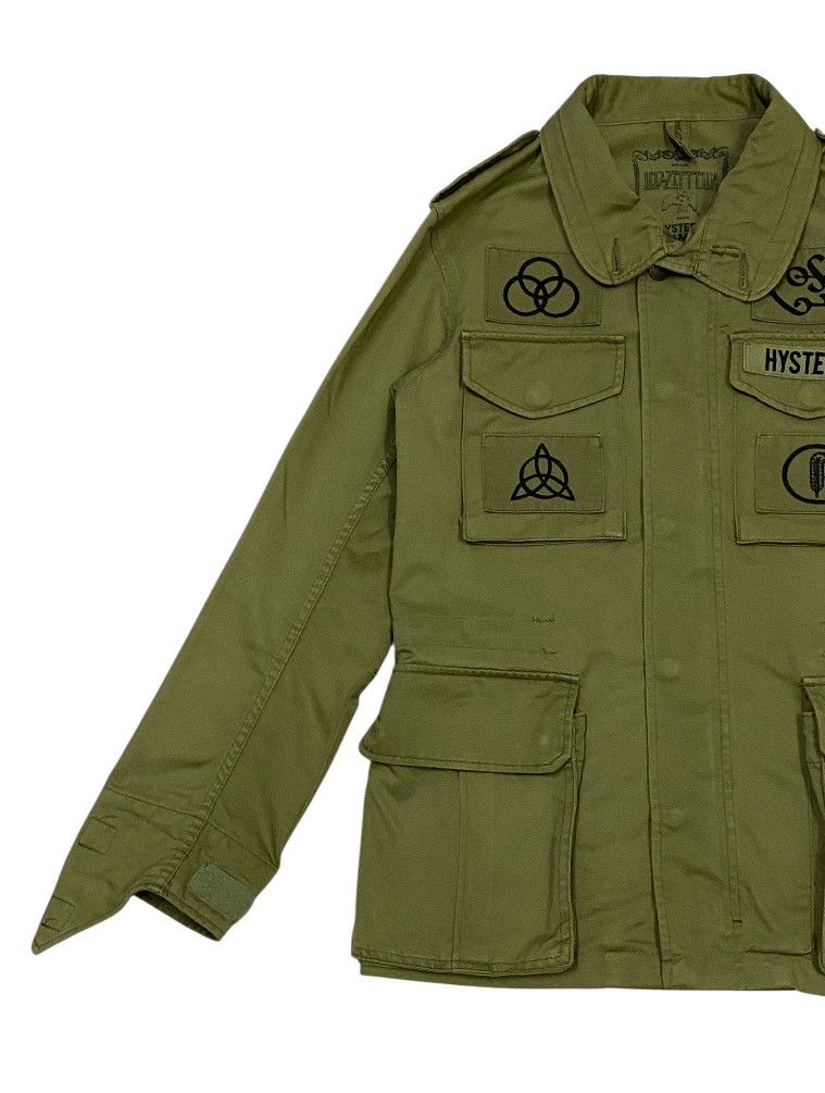 Hysteric Glamour × Led Zeppelin Hysteric Glamour X Led Zeppelin M-65 Military Field Jacket Size M / US 6-8 / IT 42-44 - 7 Thumbnail