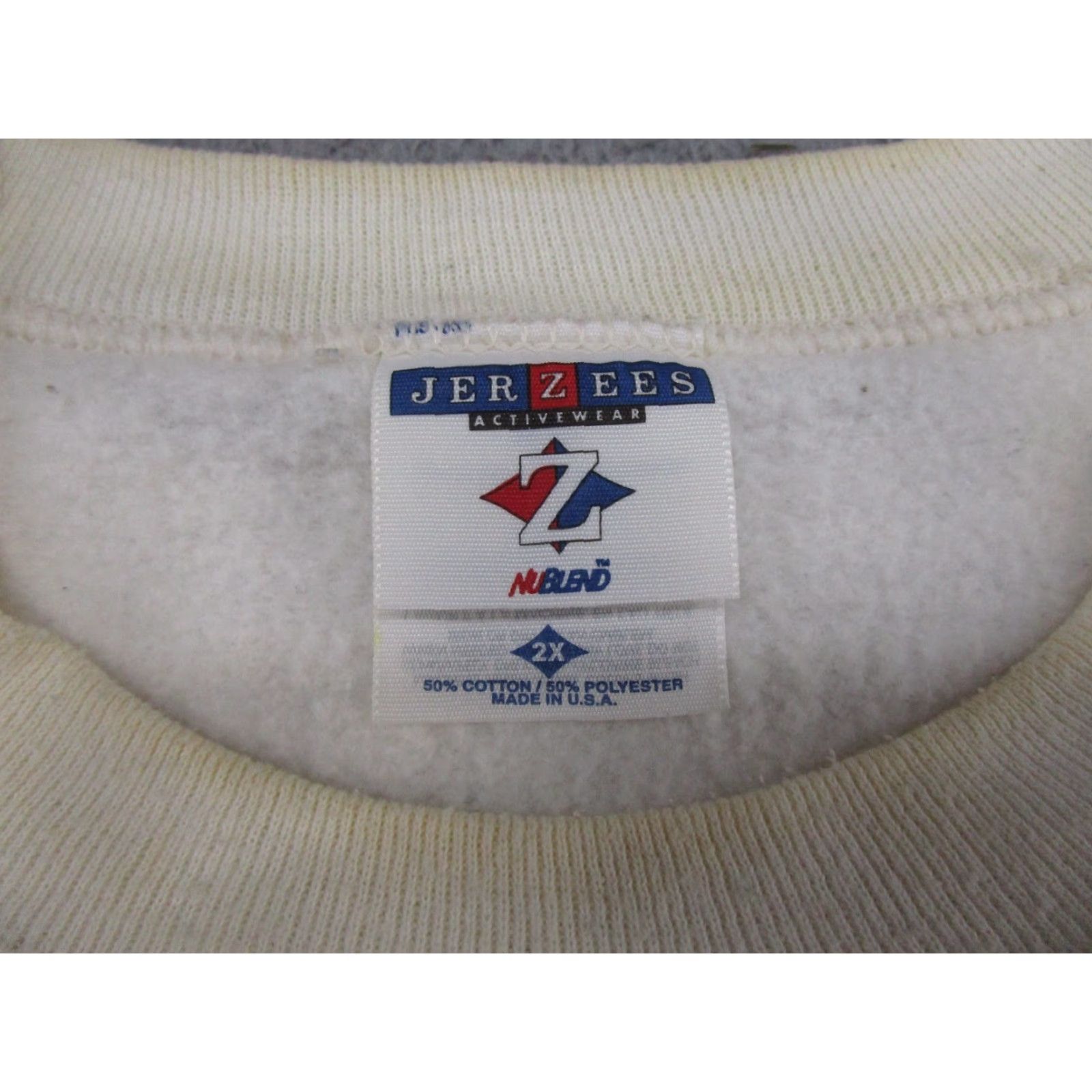 Jerzees VINTAGE 90s Farmer BEEN THERE DONE THAT Tractor Sweatshirt JERZEES 2XL Mens White Crew Neck Graphic Print All Seasons Pullover Long Sleeve Size 2XL Size US XXL / EU 58 / 5 - 4 Thumbnail