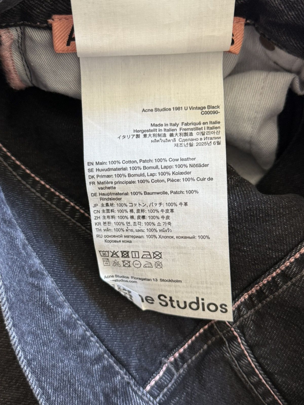 Acne Studios NWT - 1981U Vintage Black Size US 32 / EU 48 - 7 Thumbnail