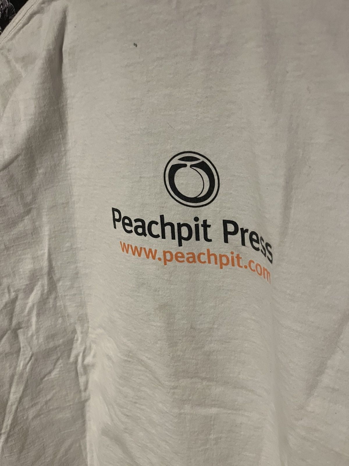 Fruit Of The Loom × Hanes × Vintage Vintage 90’s Y2K 2000’s Peach Pit publishers of books tee Size US XL / EU 56 / 4 - 9 Thumbnail