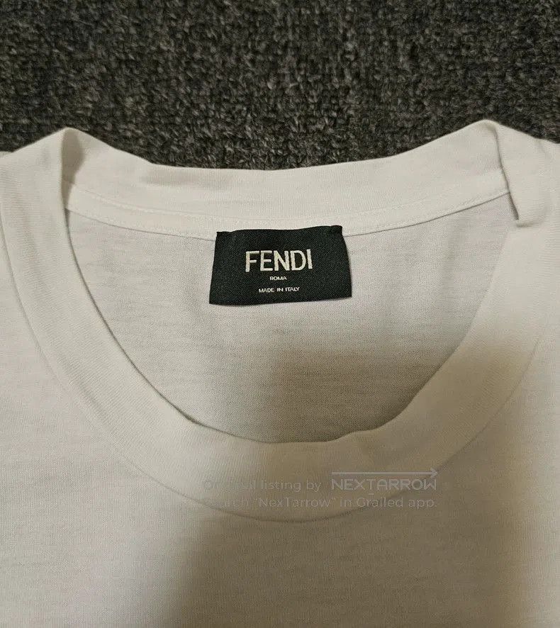 Fendi Fendi White Short Sleeve Logo T. Size US S / EU 44-46 / 1 - 3 Thumbnail