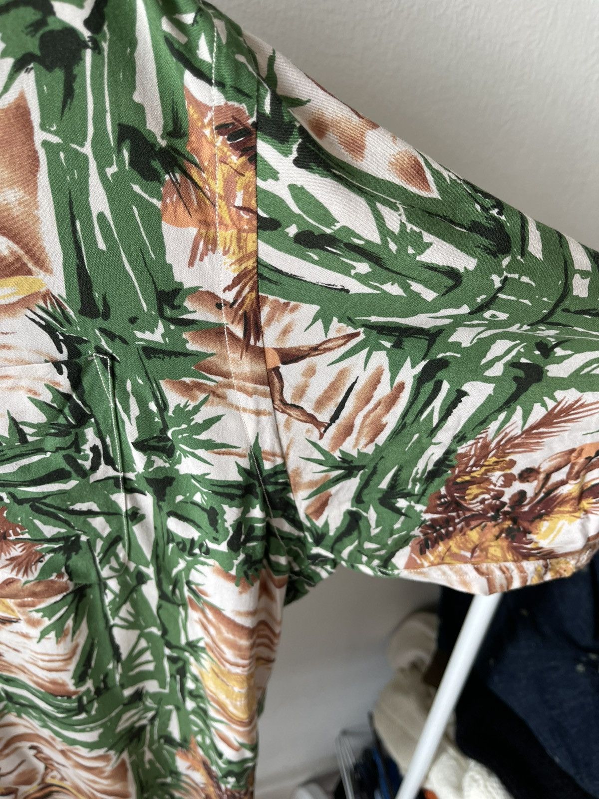 Polo Ralph Lauren 90s Polo Sport Ralph Lauren Rayon Surf Motif Shirt A1 Size US L / EU 52-54 / 3 - 7 Thumbnail