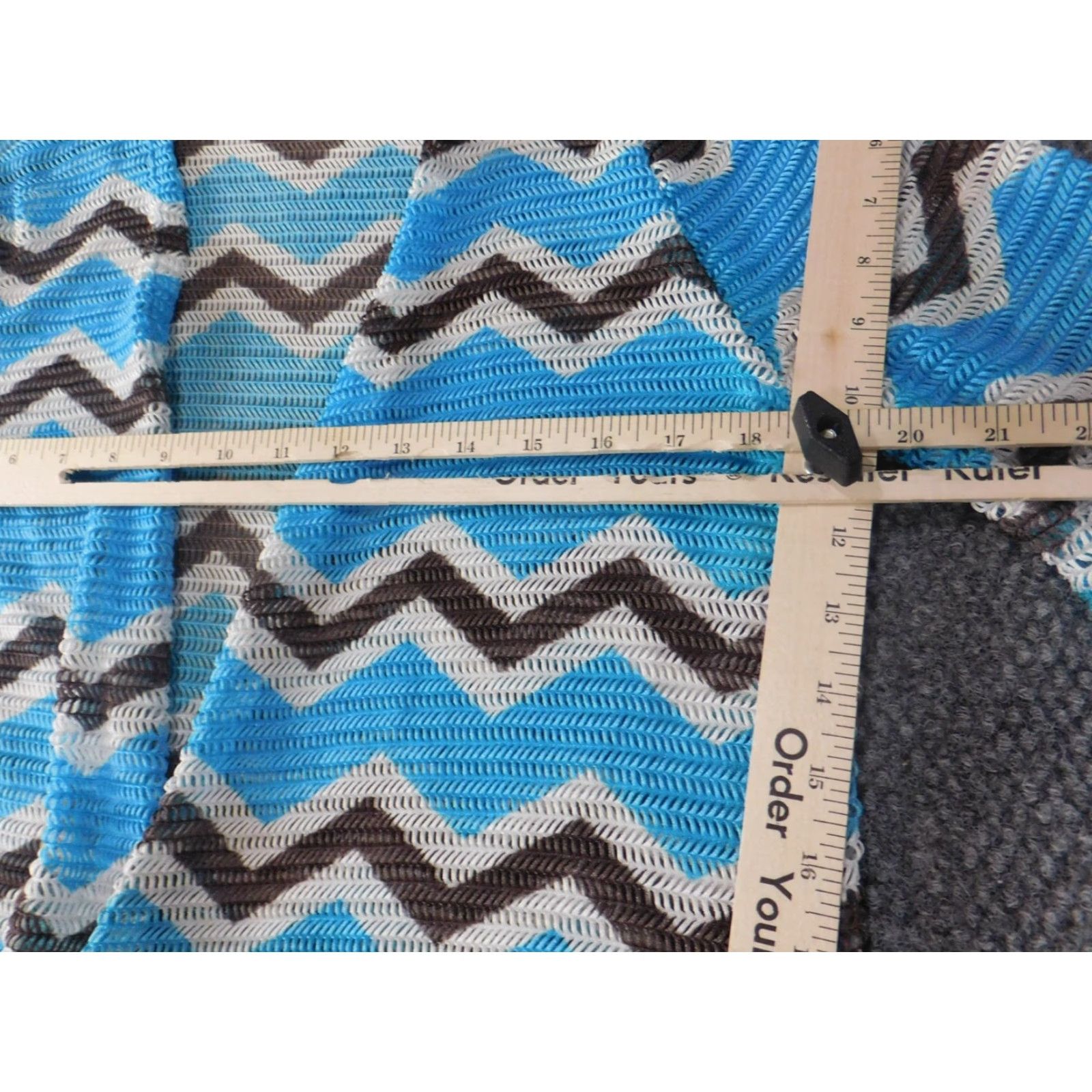 Vintage Chico's Blouse Kimono Top Blue Womens Regular Size 1 Stretch Knit Nylon Spandex Casual Long Sleeve Collared Pullover Oversized Sheer Open Size XS / US 0-2 / IT 36-38 - 6 Thumbnail