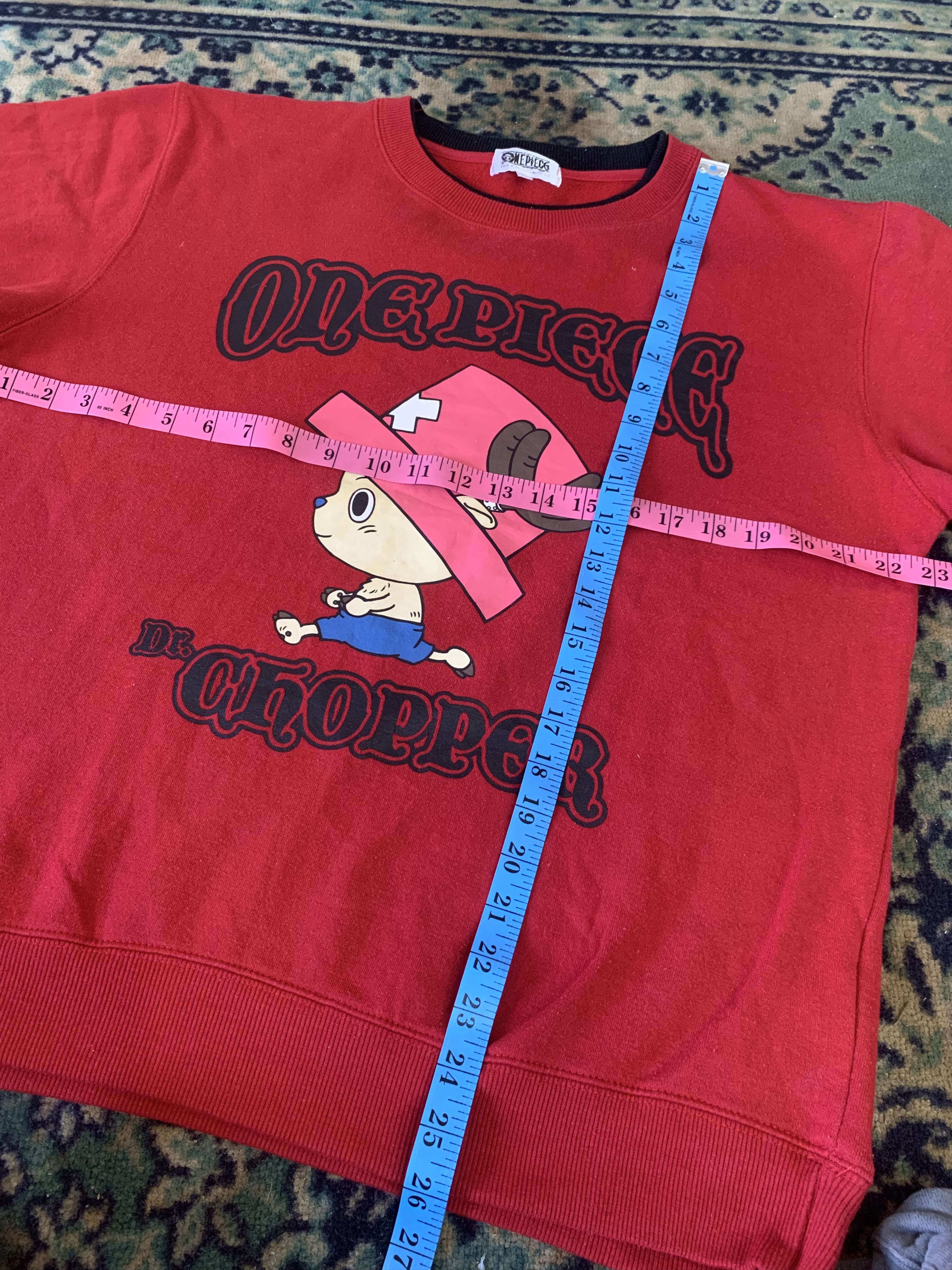One Piece Vintage One Piece Sweatshirt Japanese Anime Rare Size US M / EU 48-50 / 2 - 5 Thumbnail